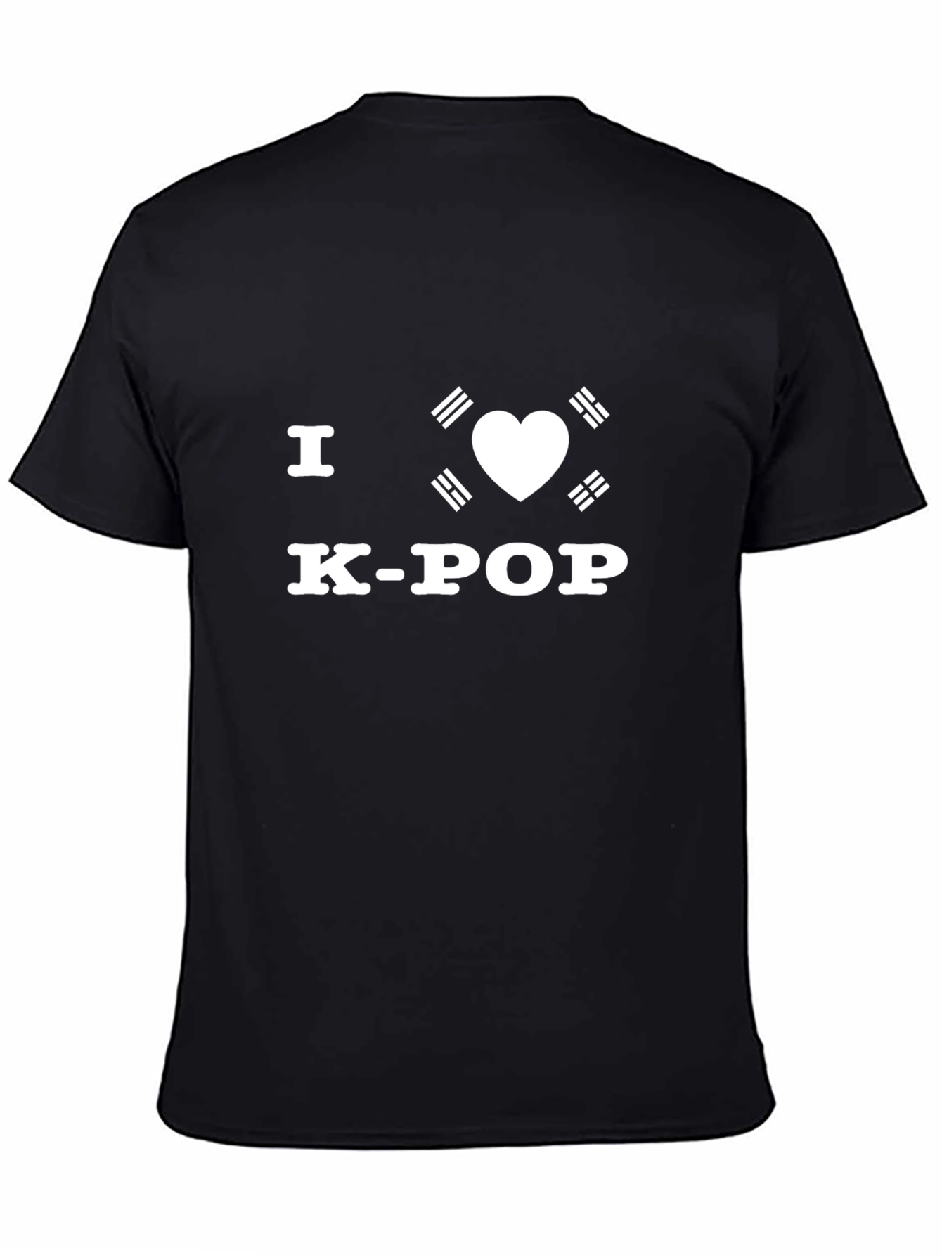 I Heart K-Pop T-Shirt - Black Cotton Tee