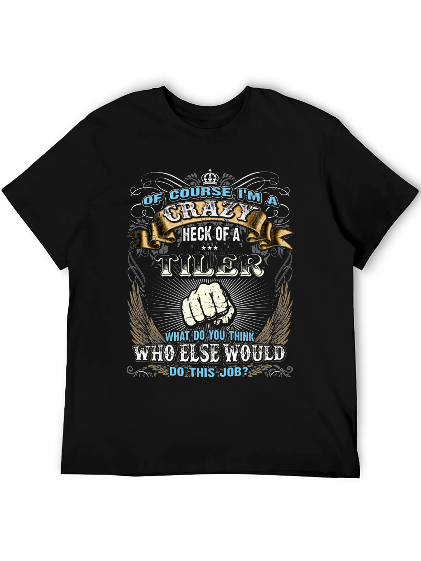 Crazy Tiler Graphic T-Shirt