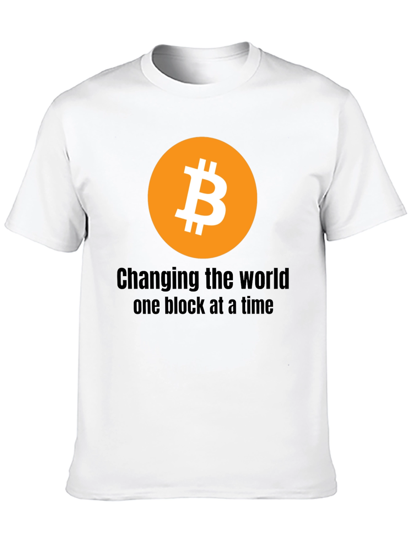 Bitcoin Crypto T-Shirt: Changing the World