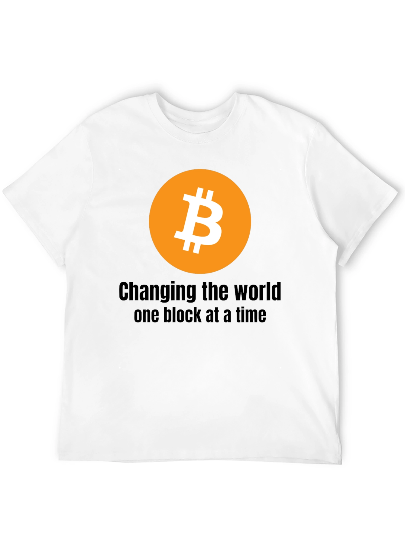 Bitcoin Crypto T-Shirt: Changing the World