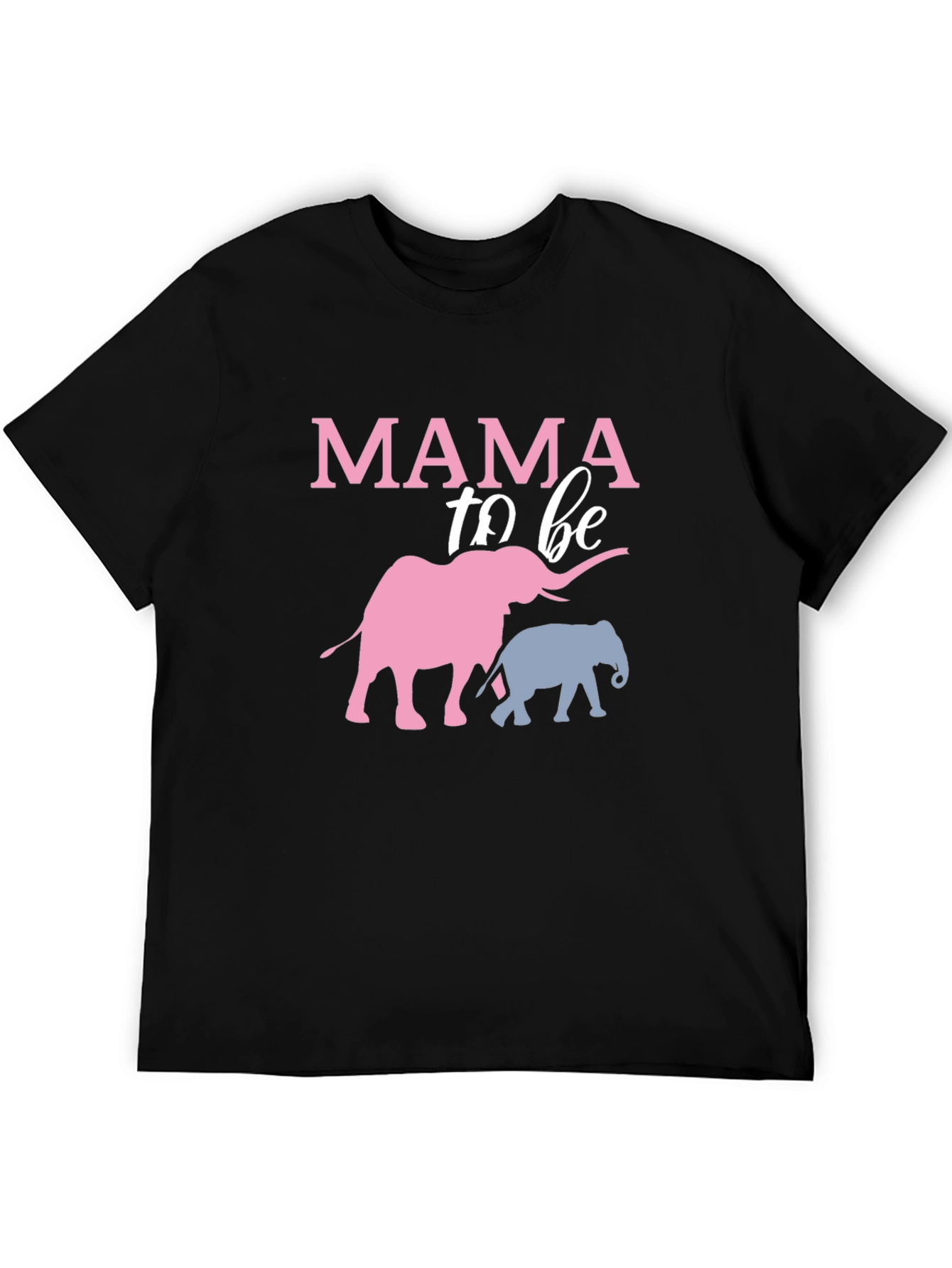 Mama To Be Elephant T-Shirt - Baby Shower Tee