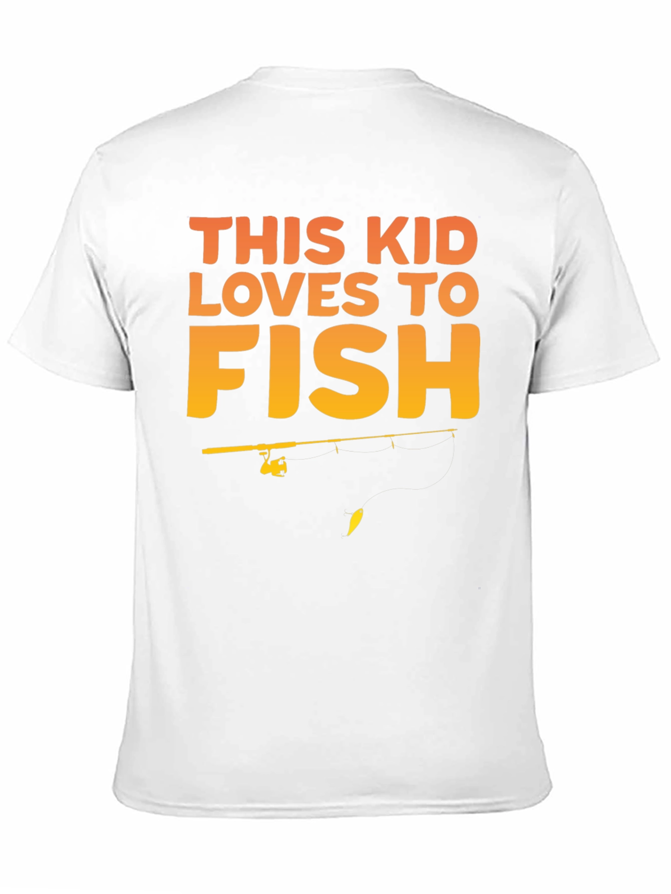 This Kid Loves to Fish Graphic Tee