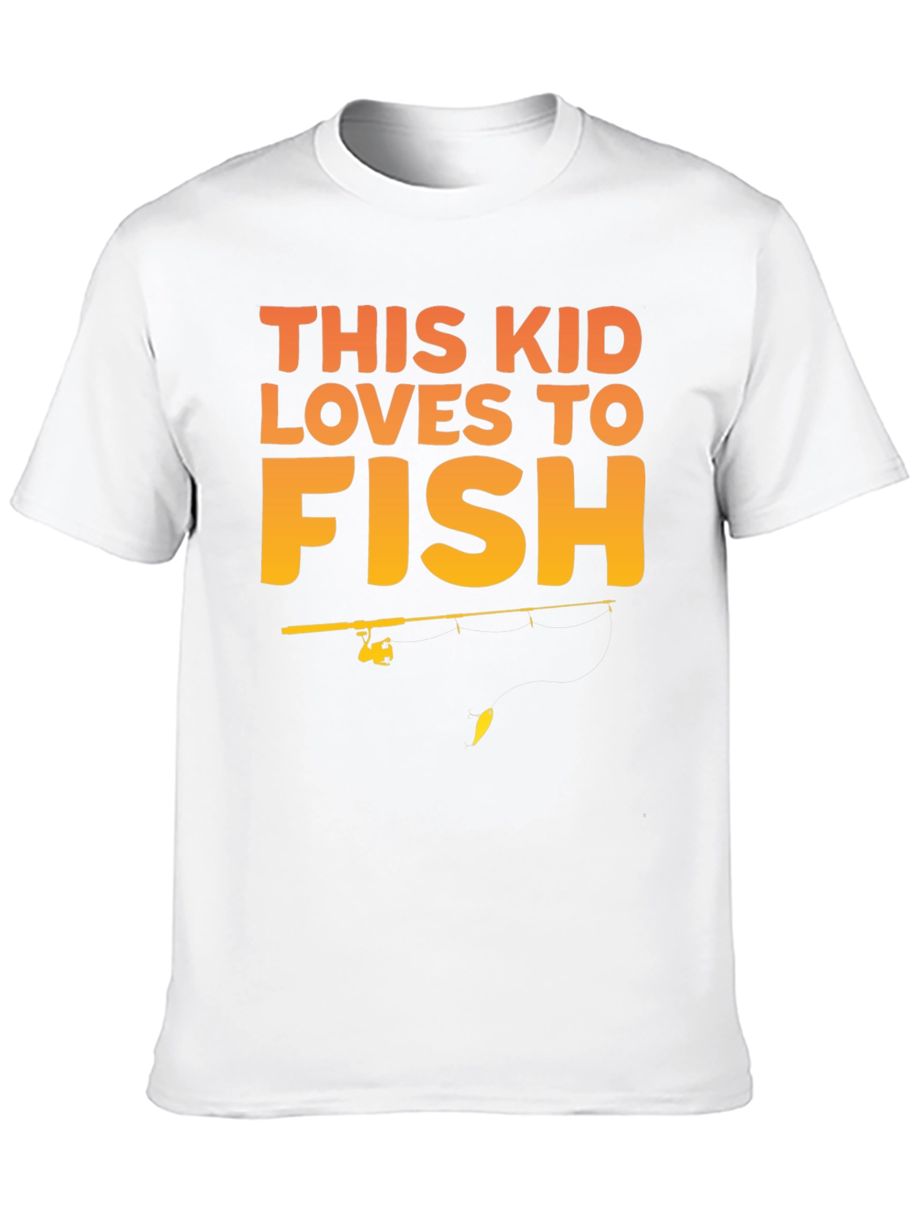 This Kid Loves to Fish Graphic Tee