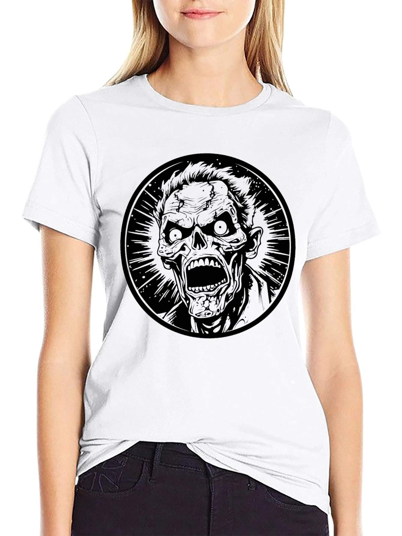 Zombie Graphic T-Shirt - Horror Style