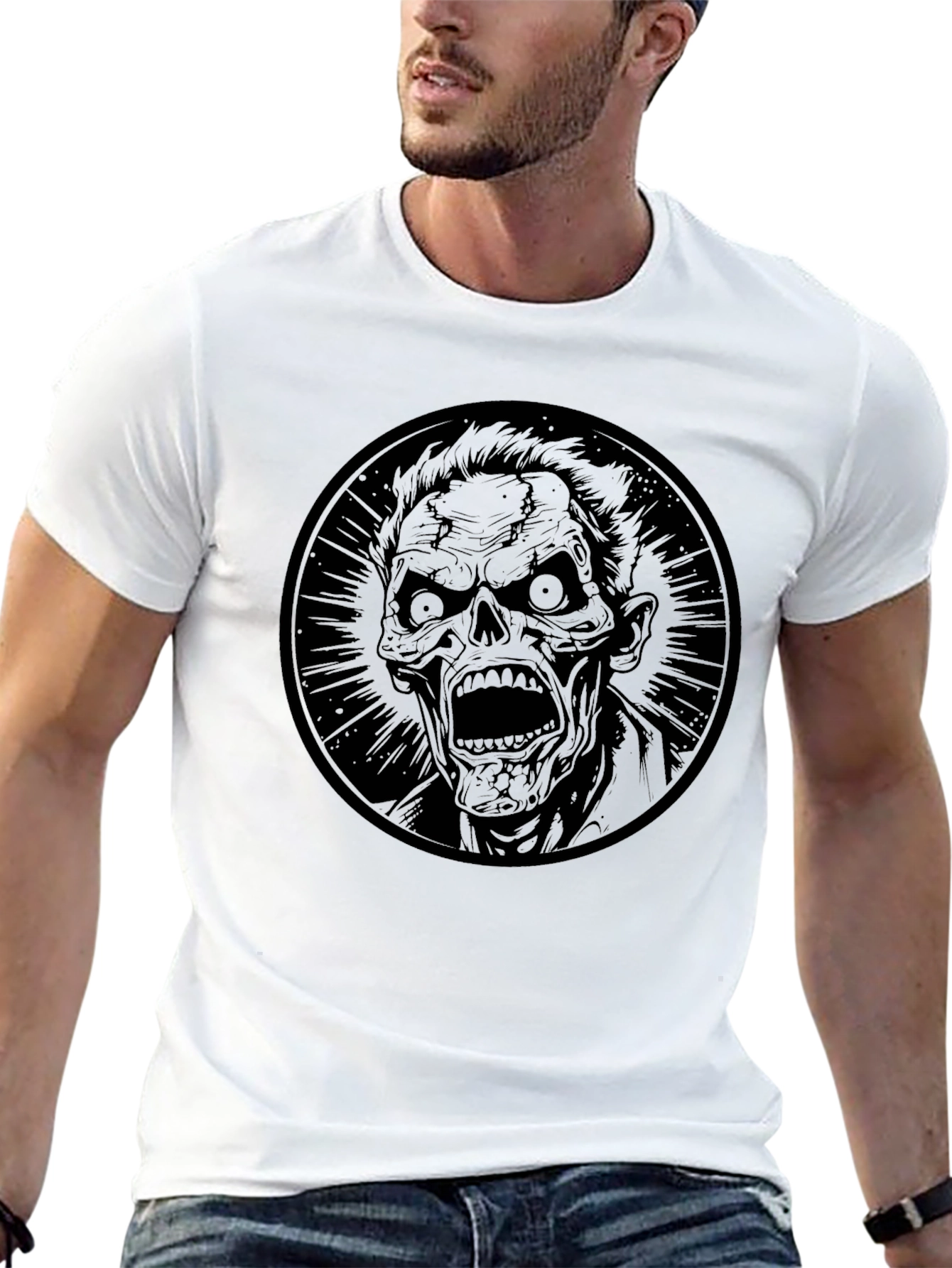 Zombie Graphic T-Shirt - Horror Style