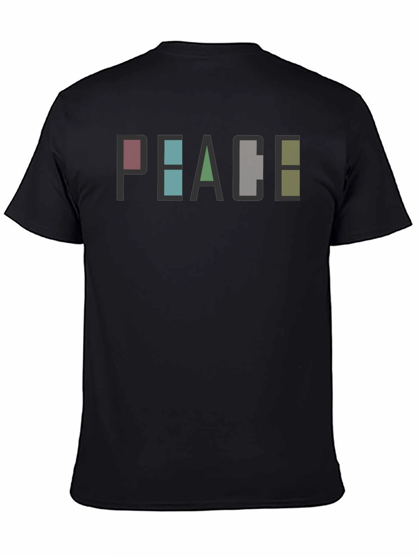 Peace Graphic Print Tee - Modern Casual T-Shirt