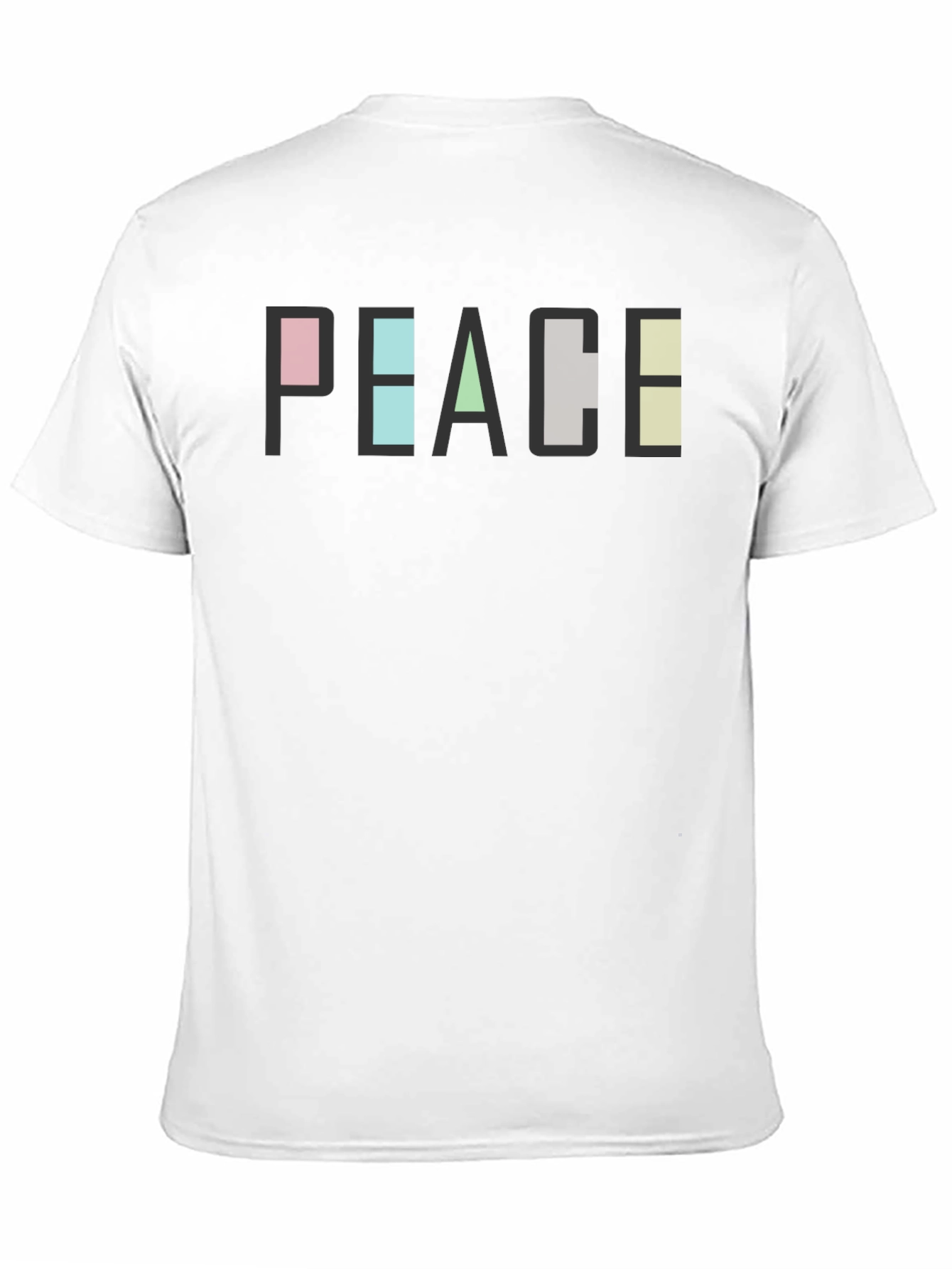 Peace Graphic Print Tee - Modern Casual T-Shirt