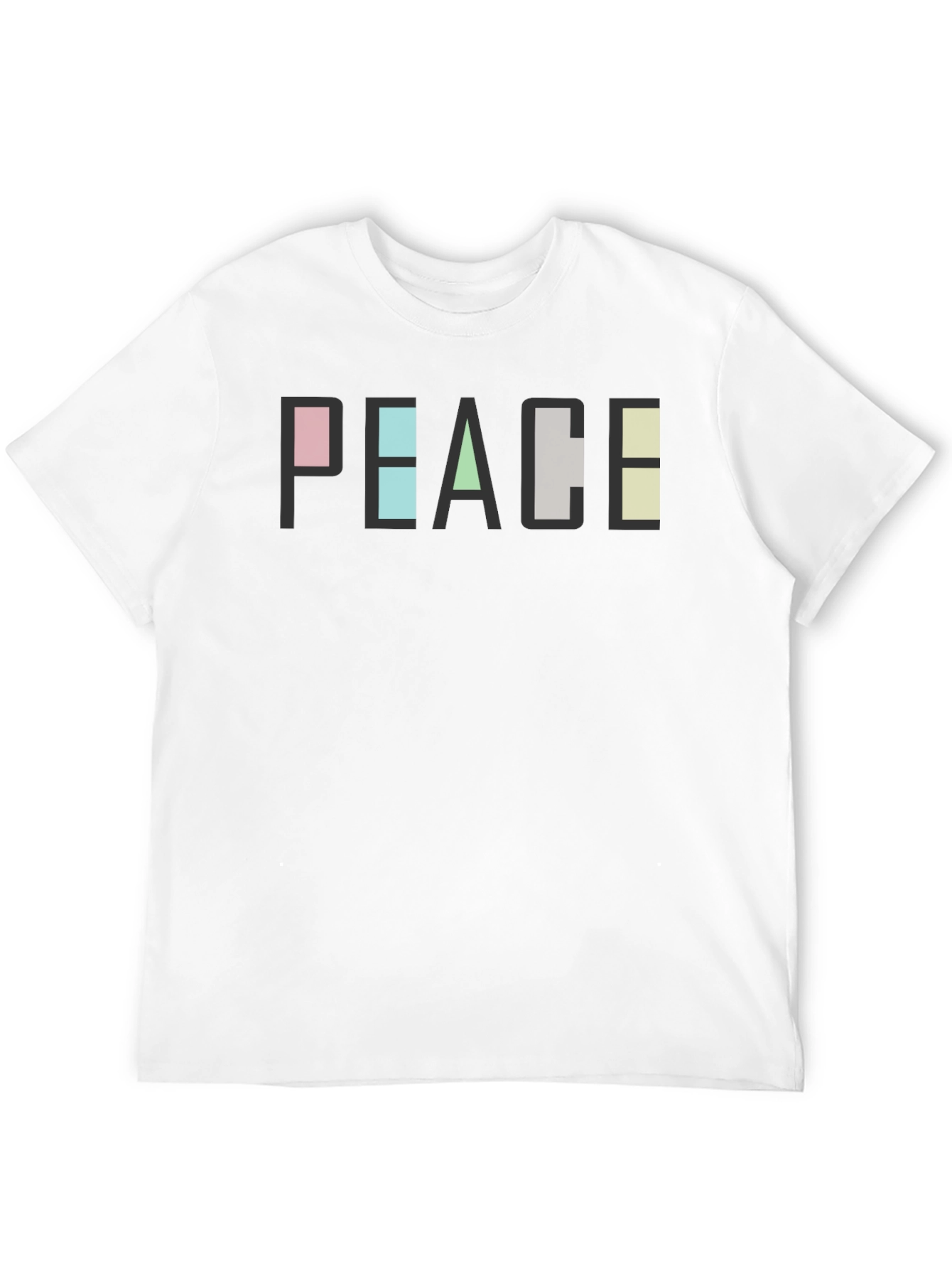 Peace Graphic Print Tee - Modern Casual T-Shirt