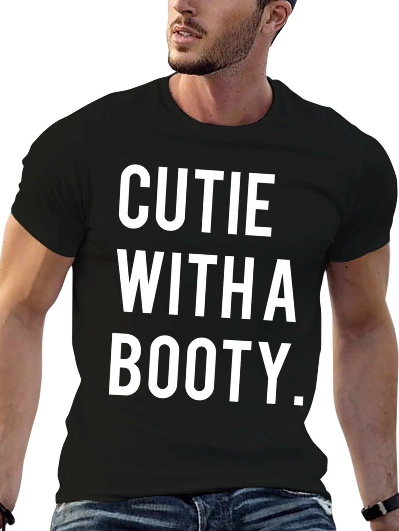 Cutie With a Booty Funny Graphic Tee