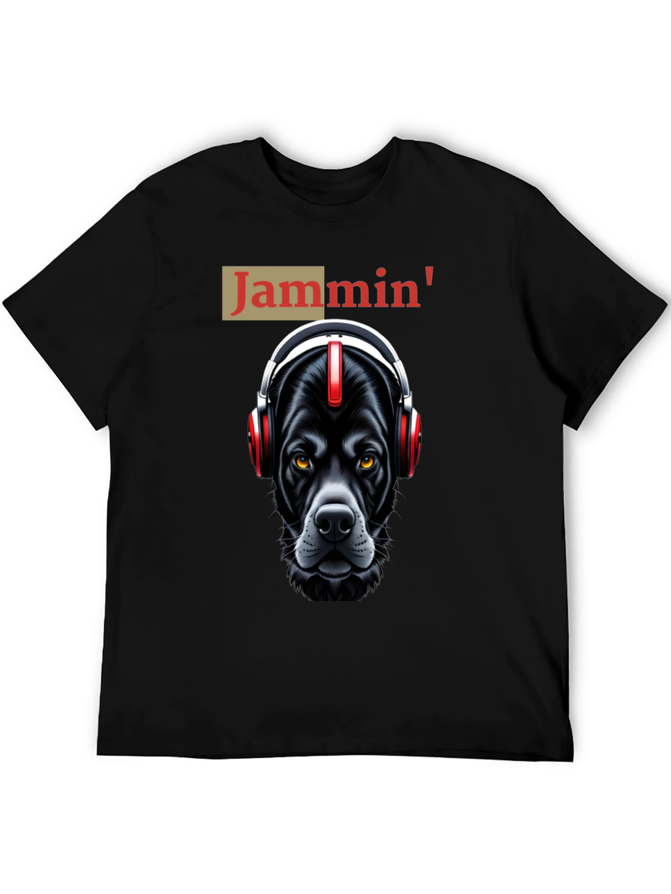 Jammin Dog T-Shirt: Cool Canine with Headphones