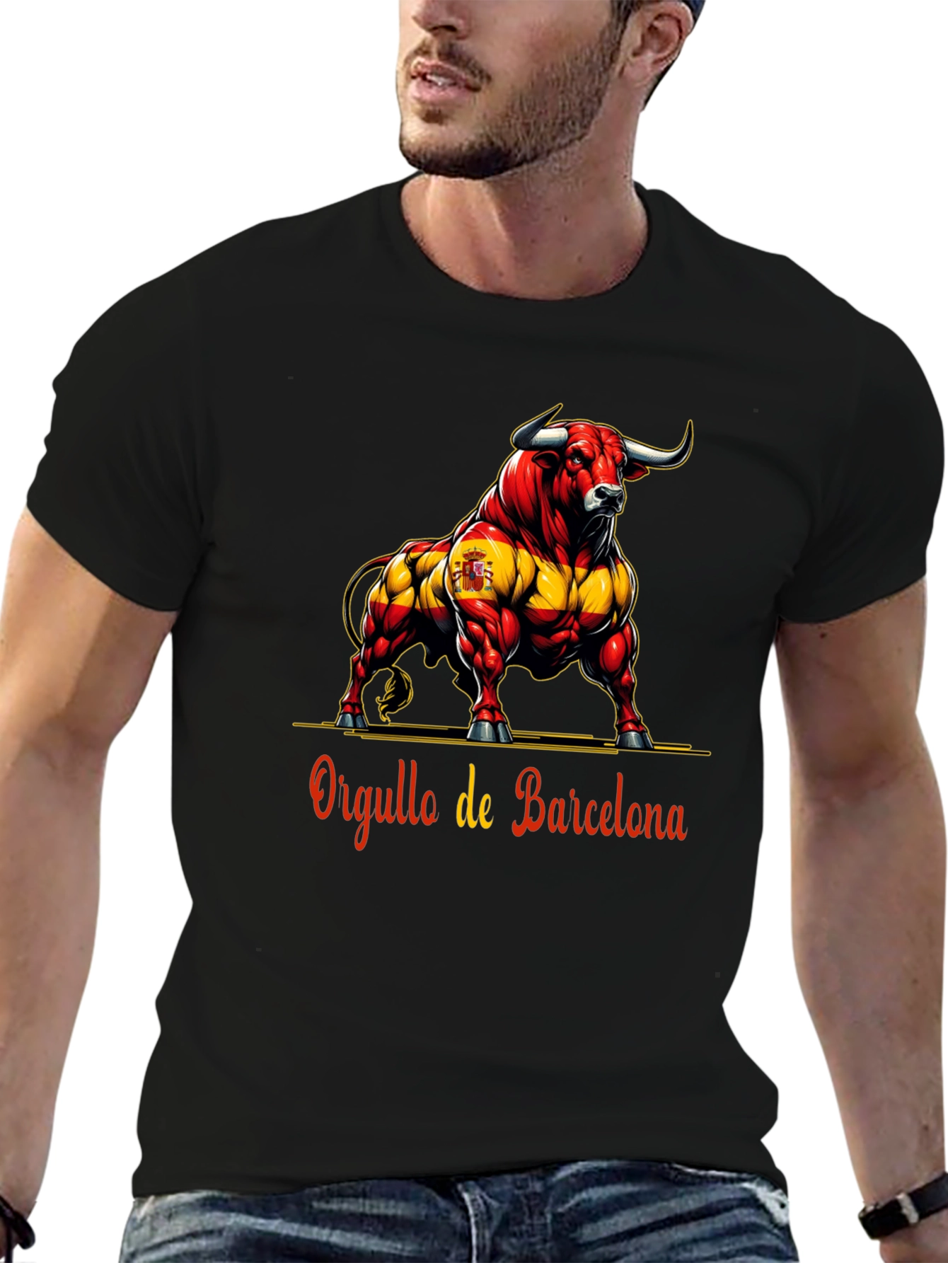 Barcelona Pride Bull Graphic T-Shirt