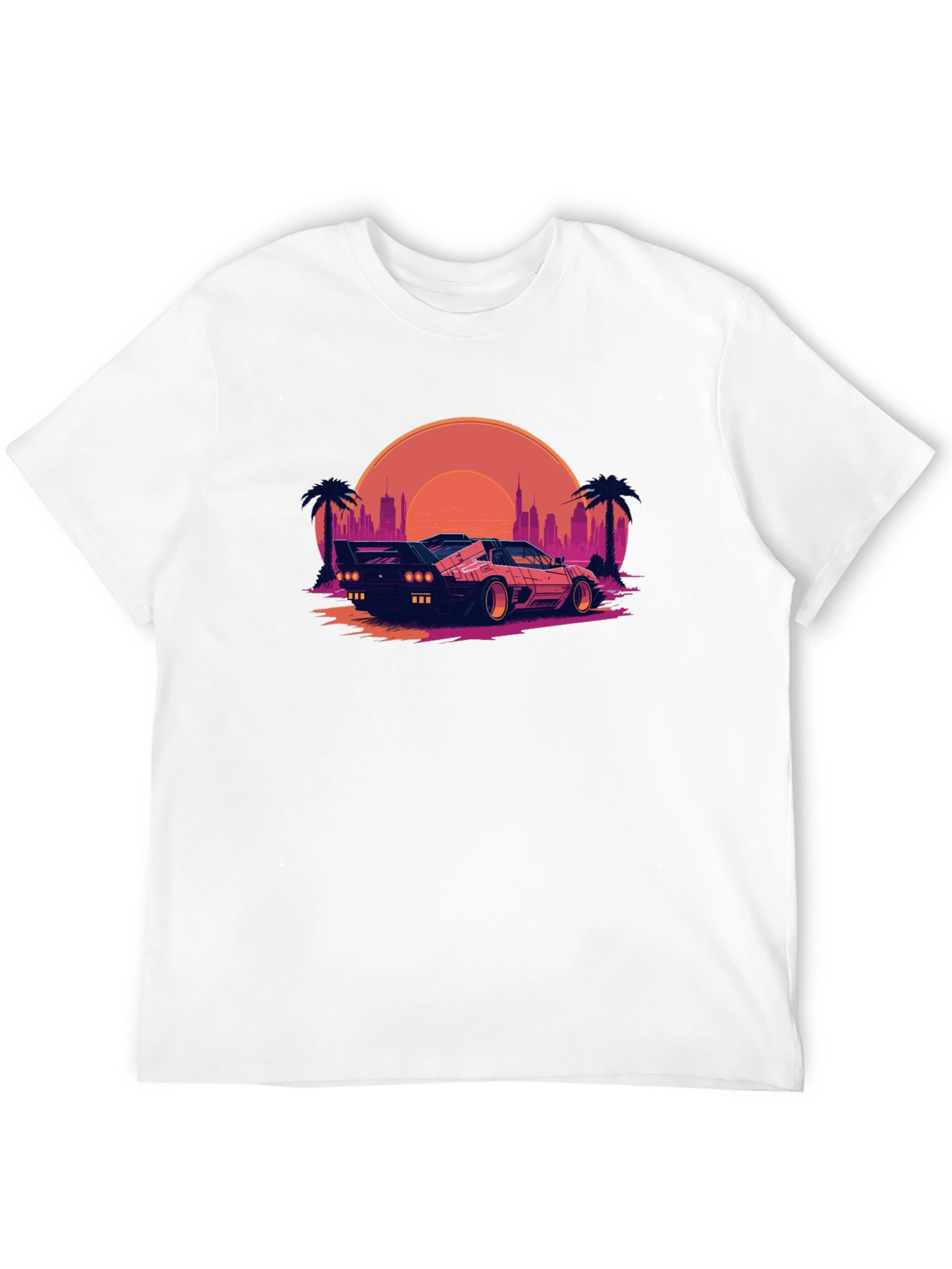 Retro Wave T-Shirt - Black