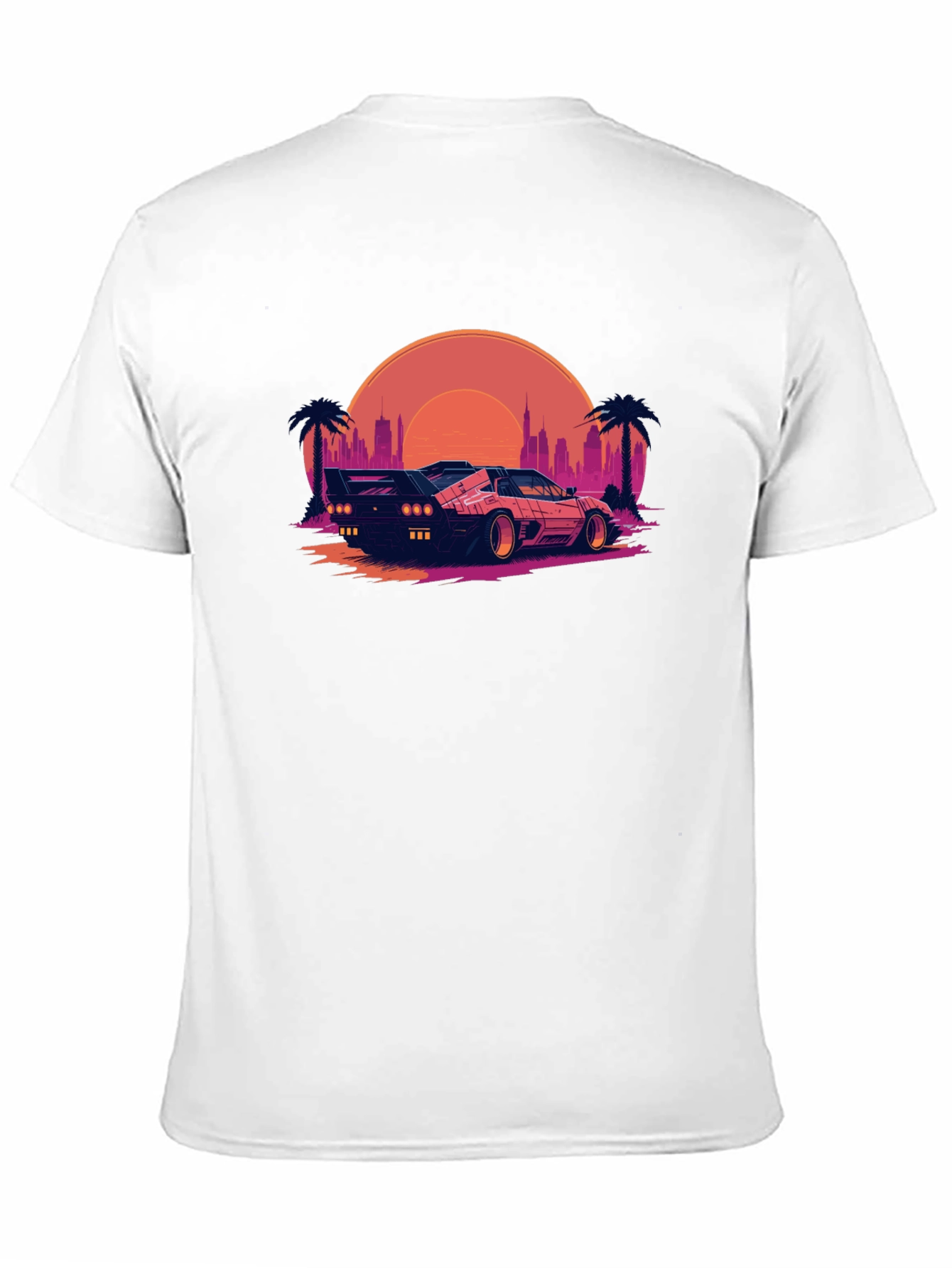 Retro Wave T-Shirt - Black