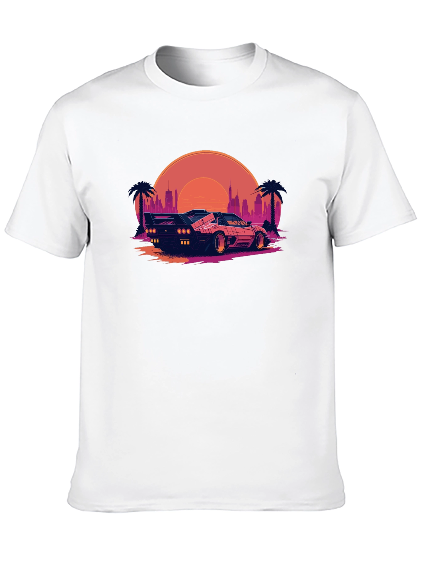 Retro Wave T-Shirt - Black
