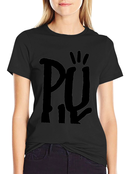 Black Graphic Tee - Unique Design