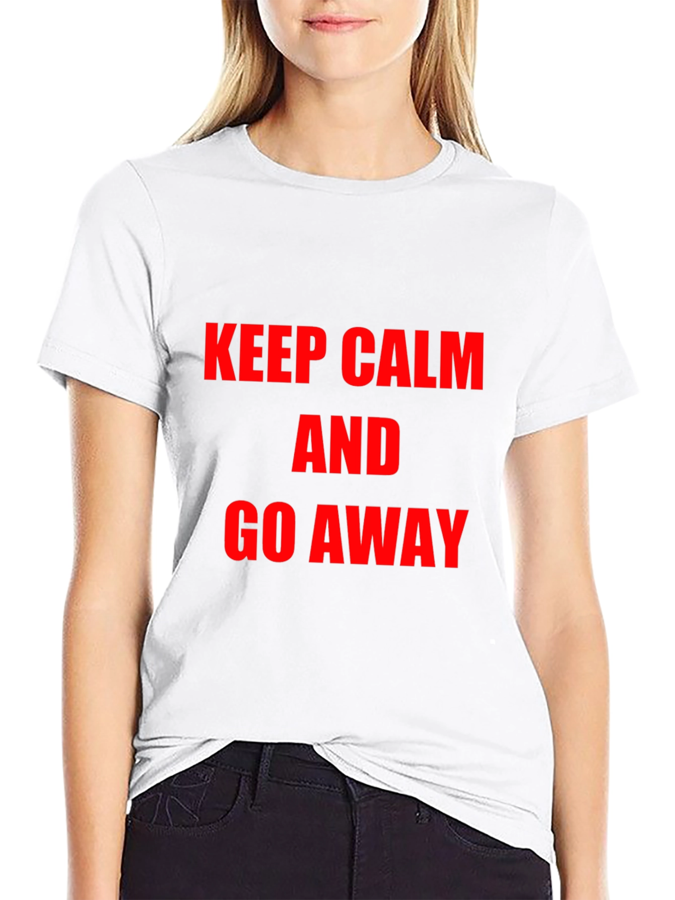 Keep Calm and Go Away Graphic Tee