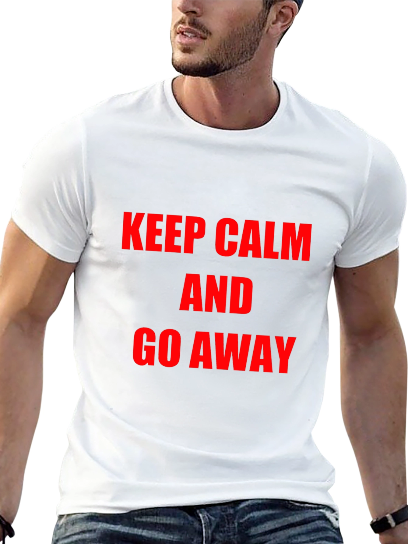 Keep Calm and Go Away Graphic Tee