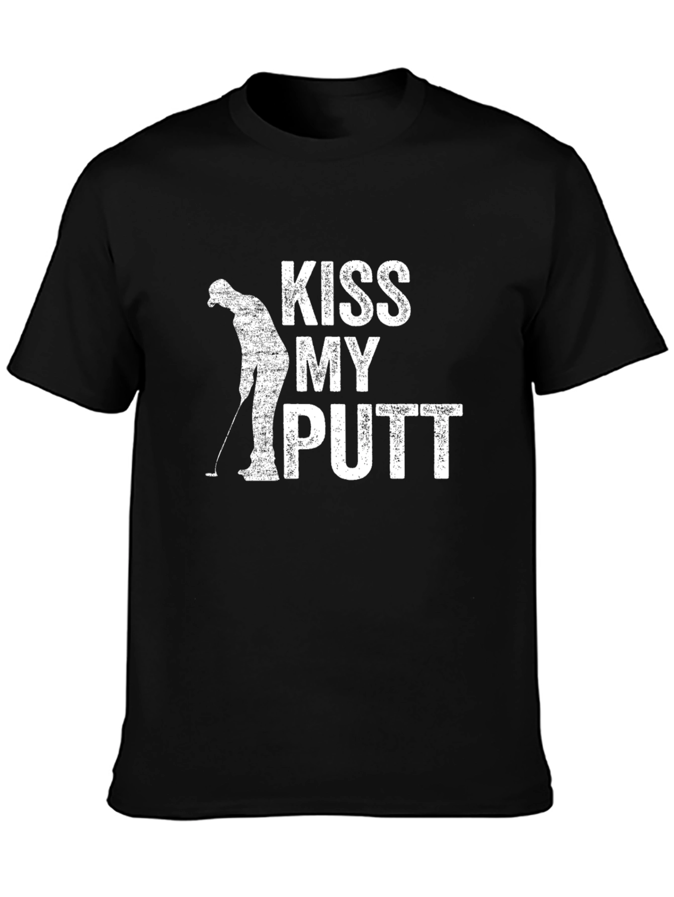 Kiss My Putt Golf T-Shirt - Funny Golfer Tee