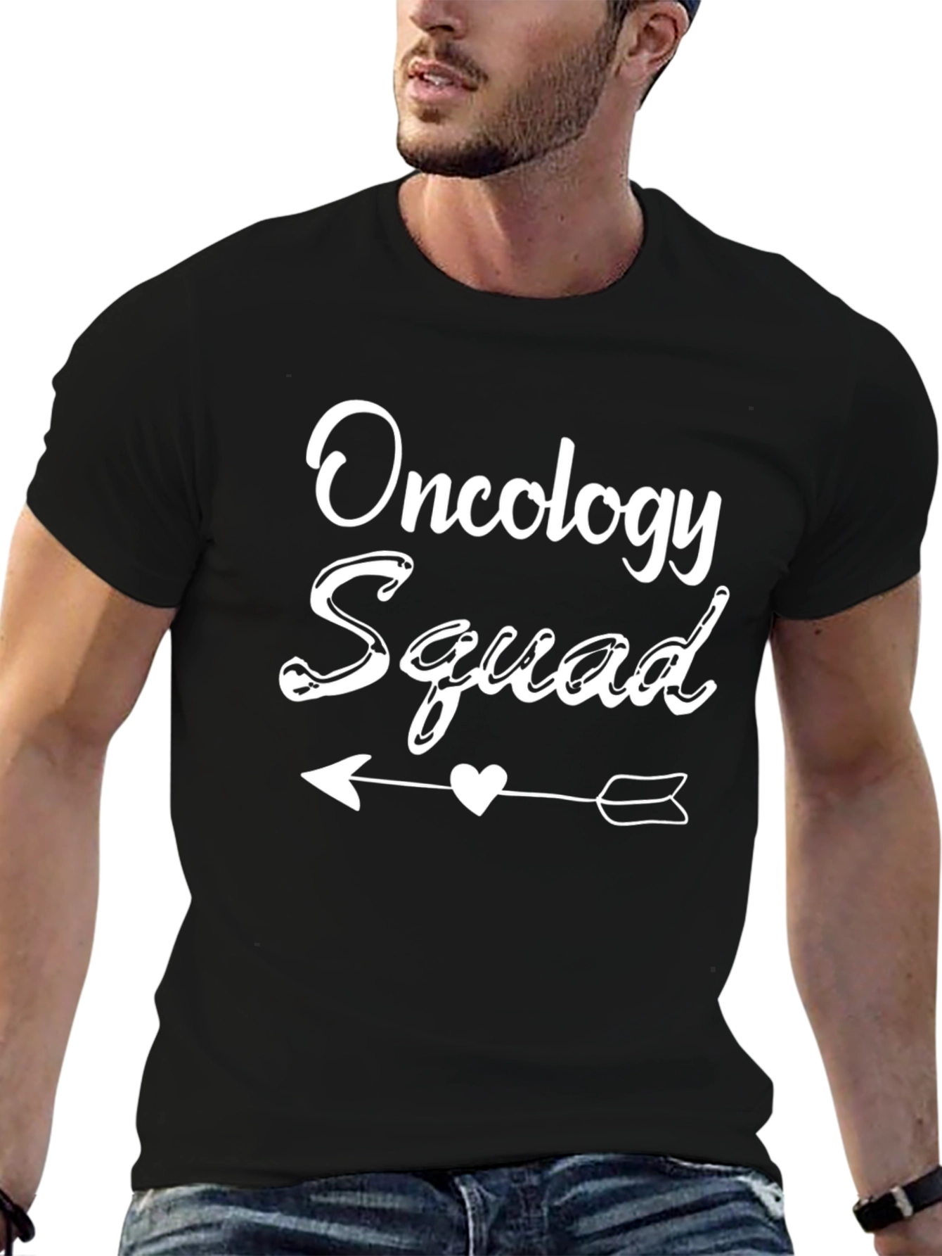 Oncology Squad T-Shirt - Heart Arrow Design