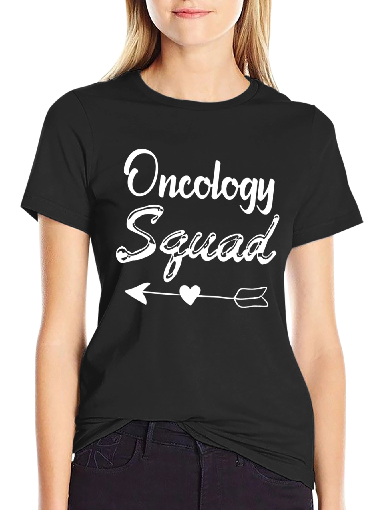 Oncology Squad T-Shirt - Heart Arrow Design