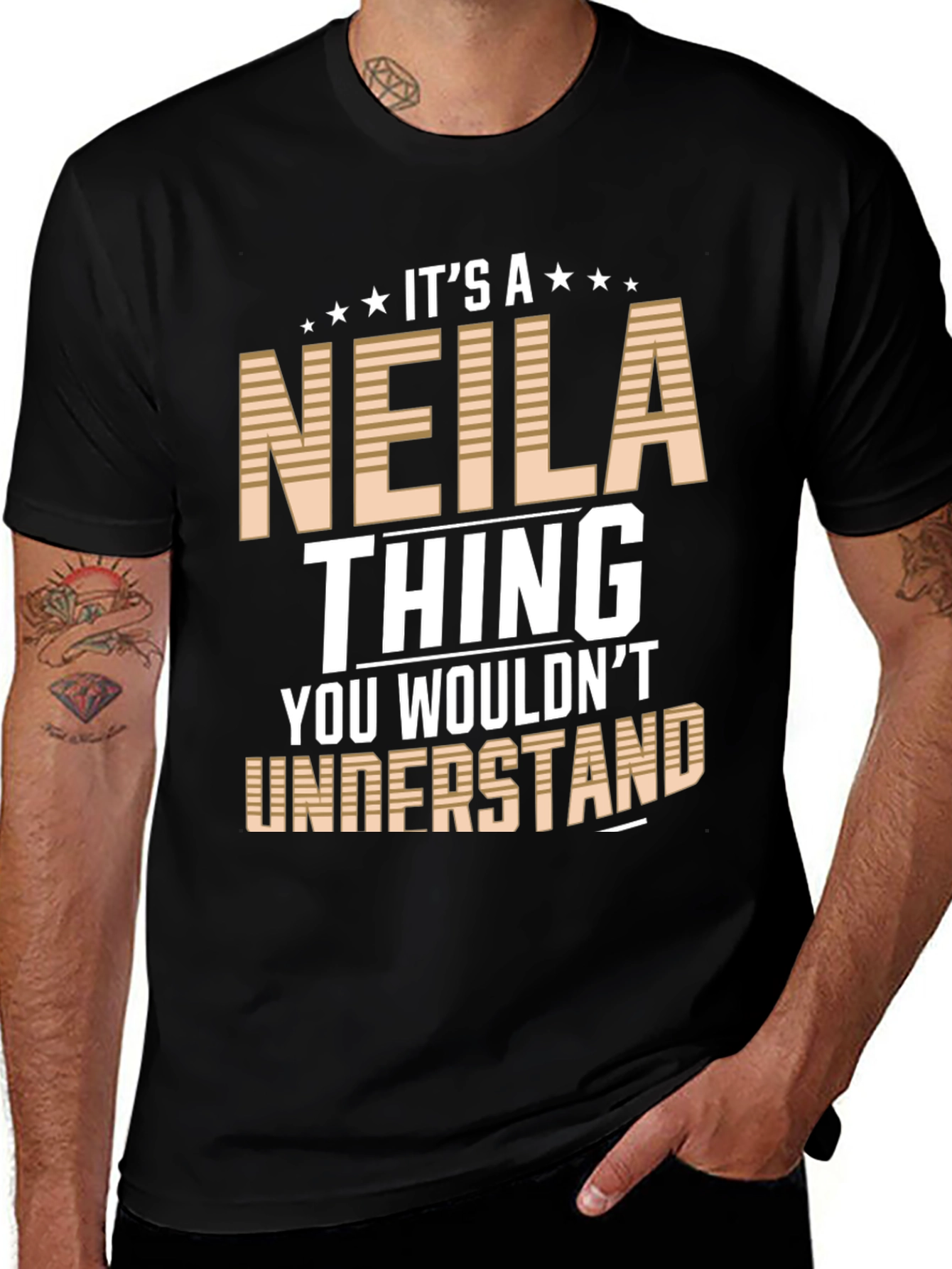 Its a Neila Thing Black T-Shirt