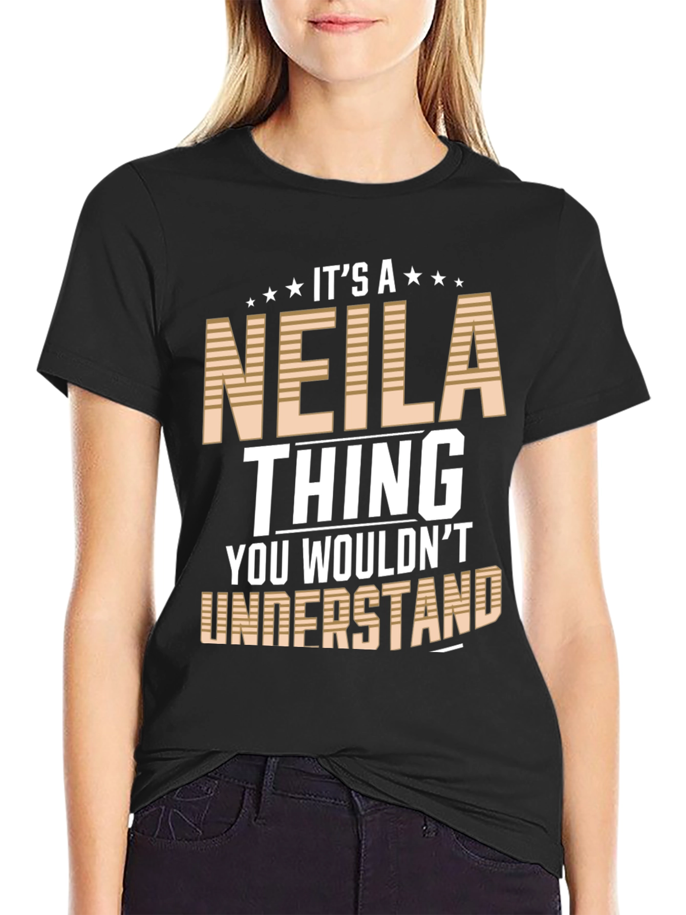 Its a Neila Thing Black T-Shirt