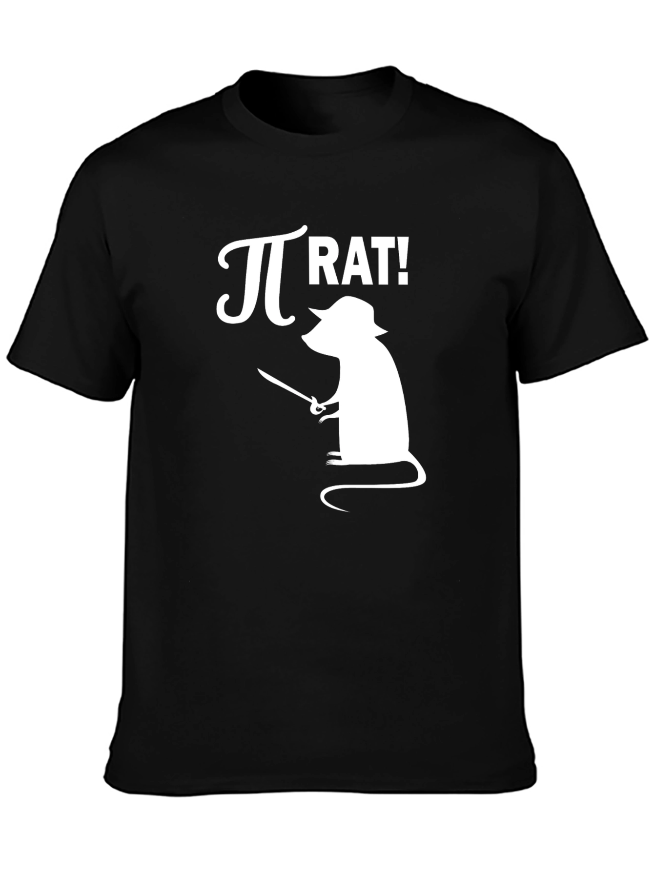 Pi Rat Graphic T-Shirt - Math Humor Tee