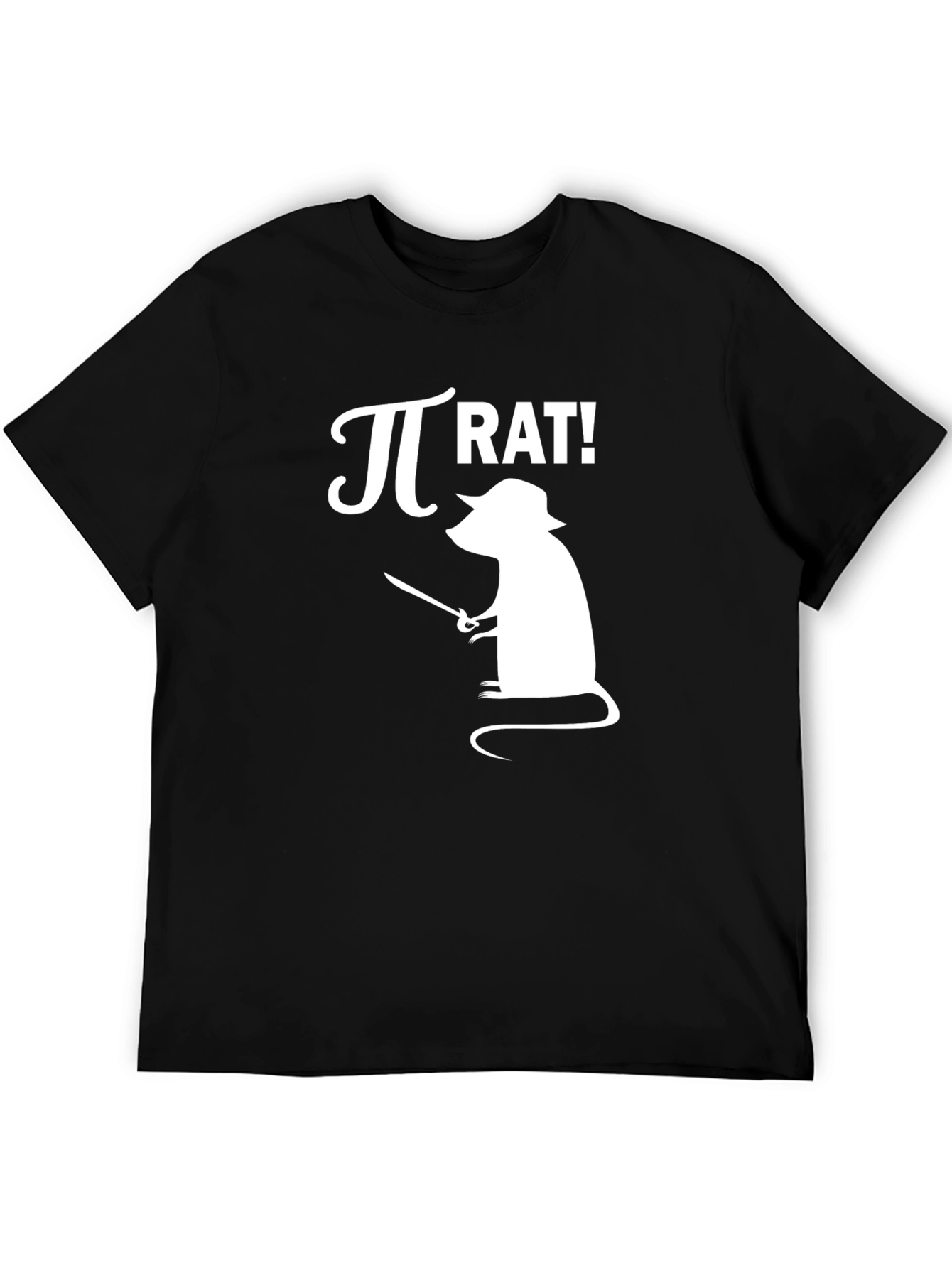 Pi Rat Graphic T-Shirt - Math Humor Tee
