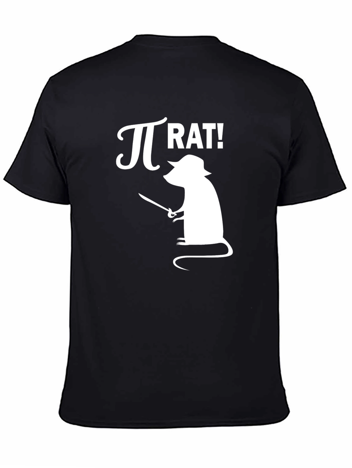 Pi Rat Graphic T-Shirt - Math Humor Tee