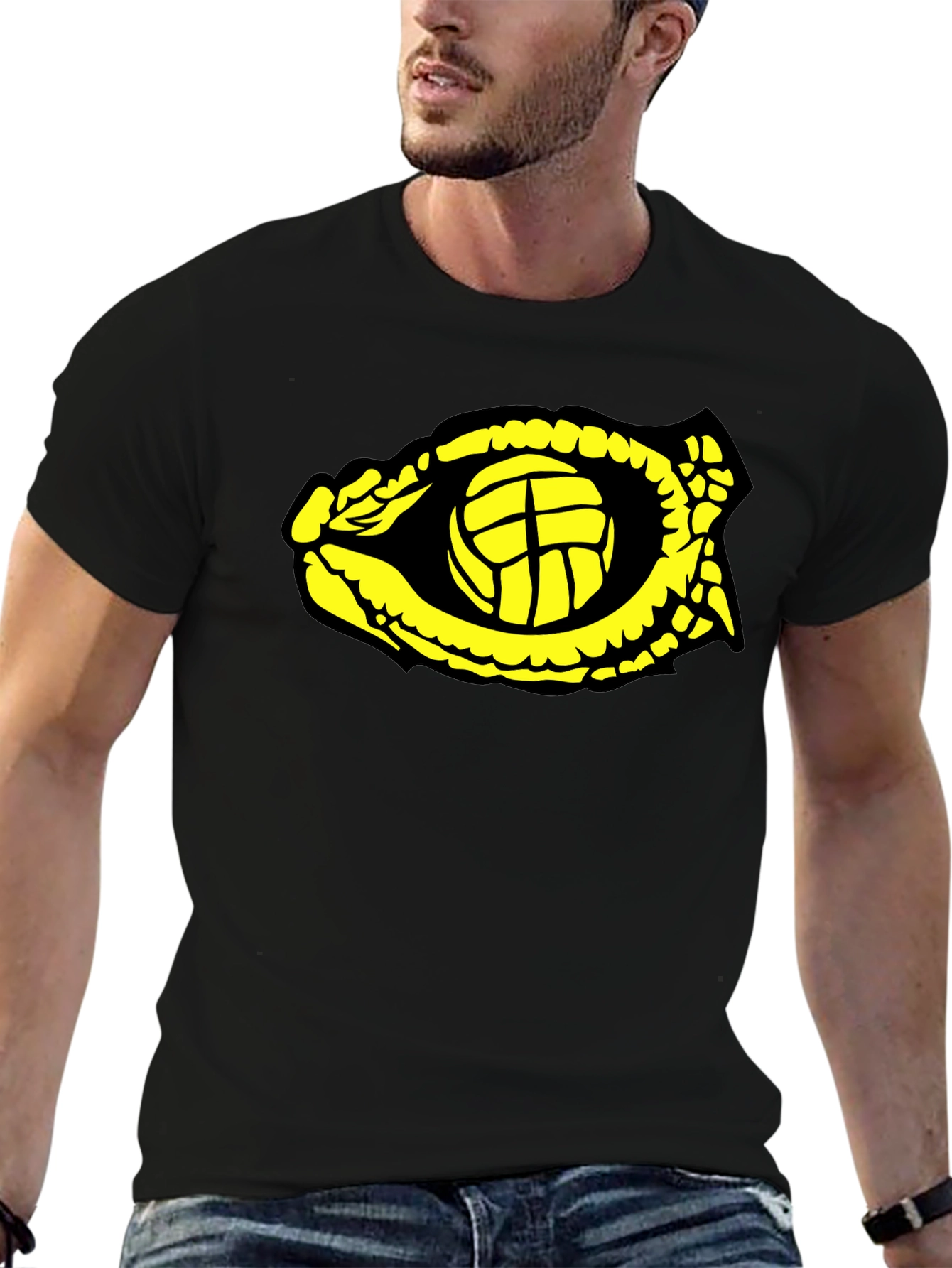 Eye of the Ball Graphic Tee - Black