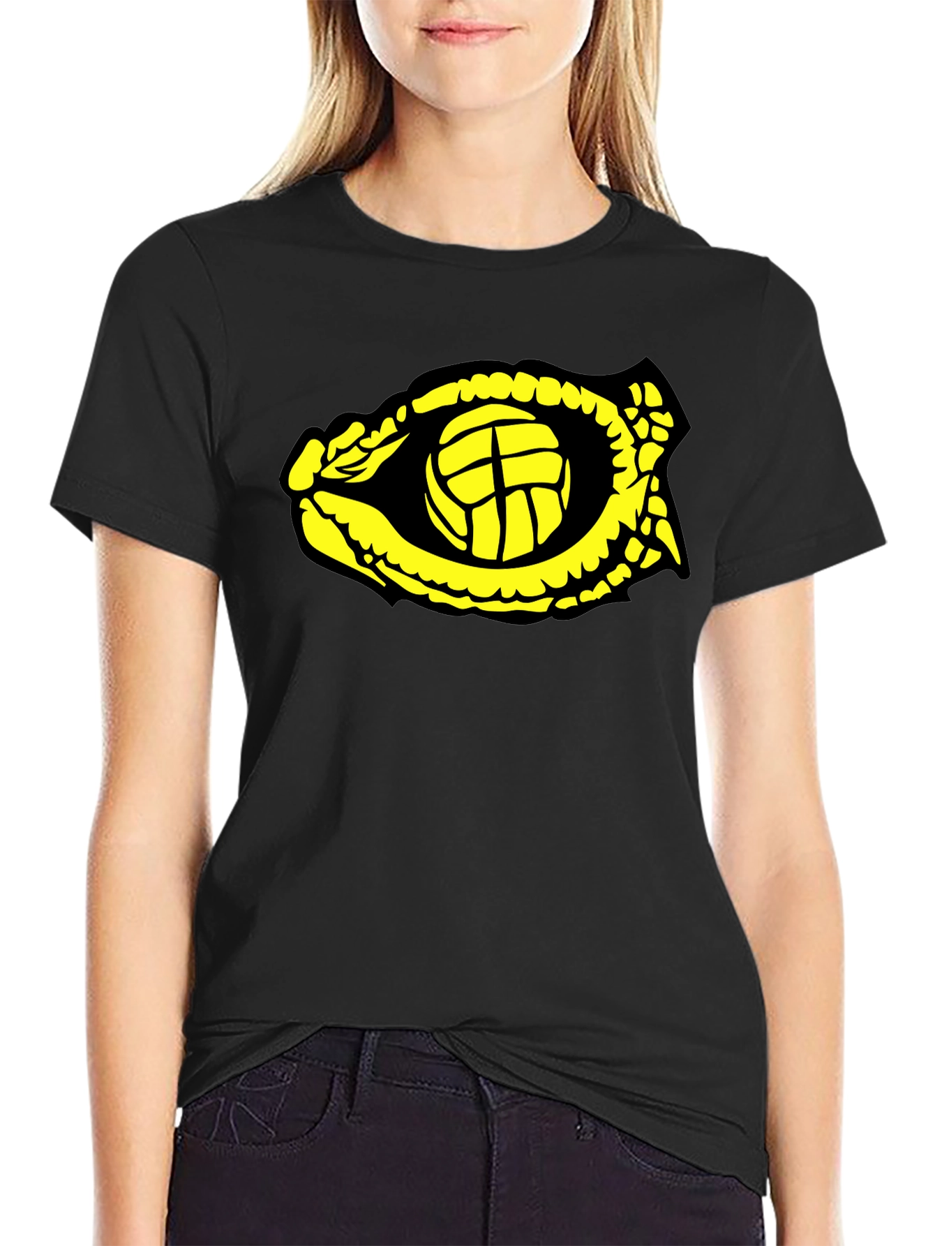 Eye of the Ball Graphic Tee - Black