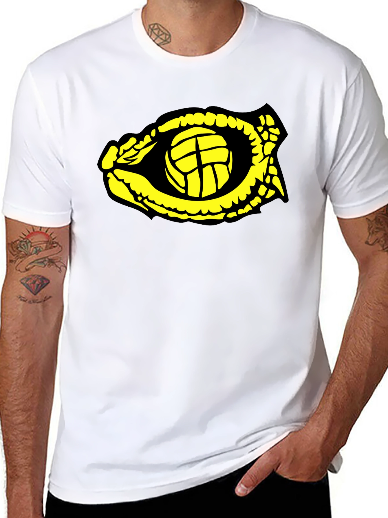 Eye of the Ball Graphic Tee - Black