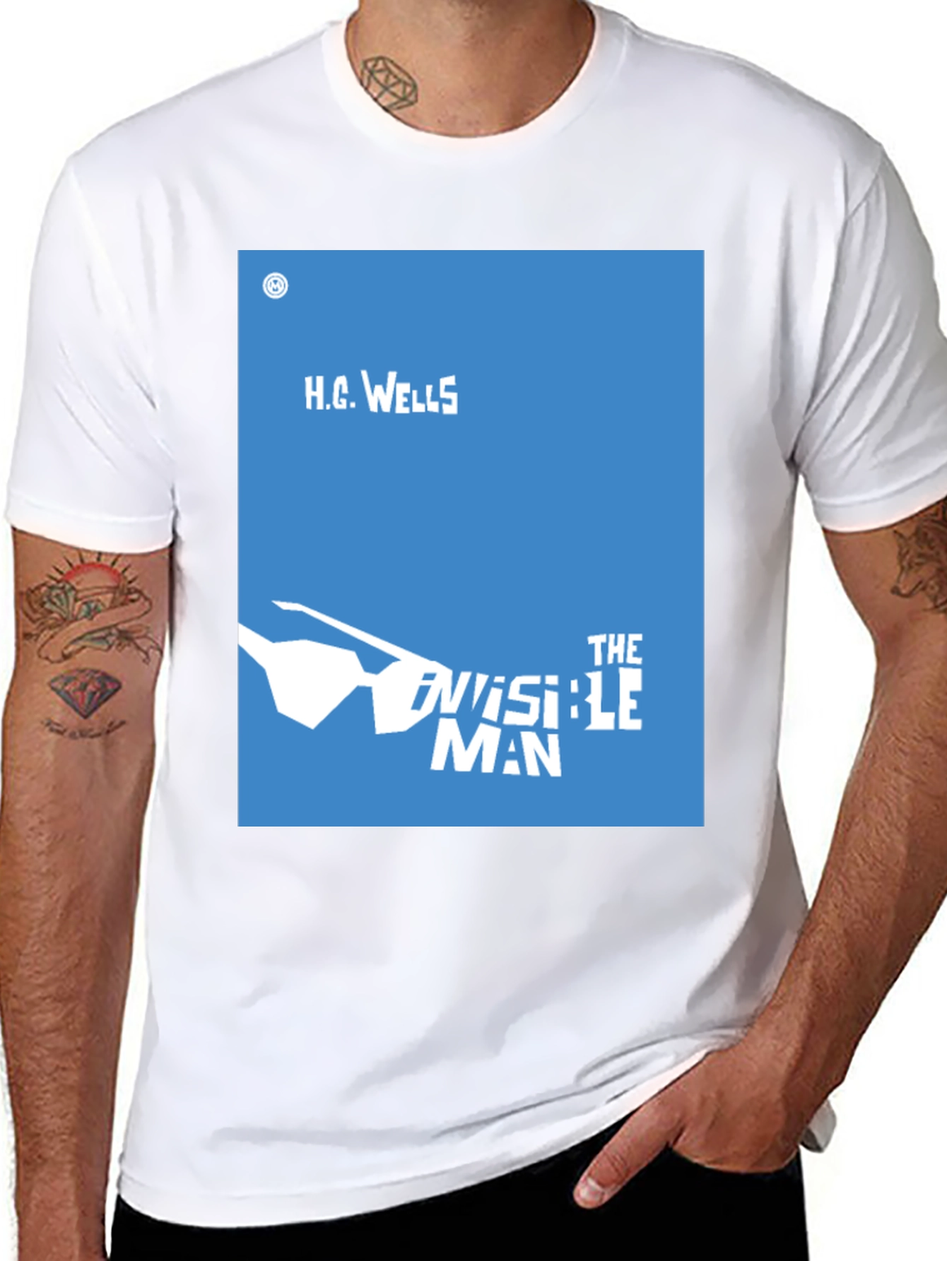 The Invisible Man Graphic Novel T-Shirt - H.G. Wells