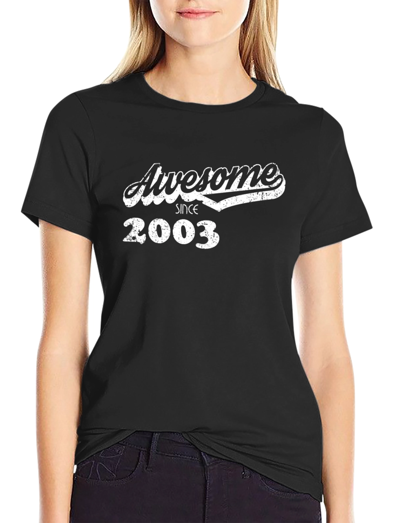 Awesome Since 2003 Black T-Shirt