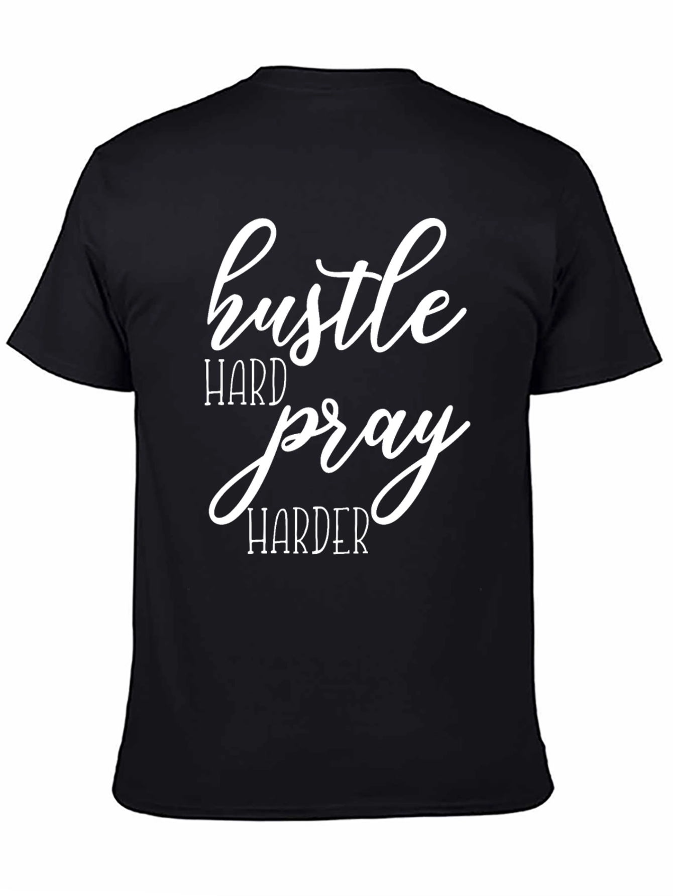 Hustle Hard Pray Harder Graphic Tee