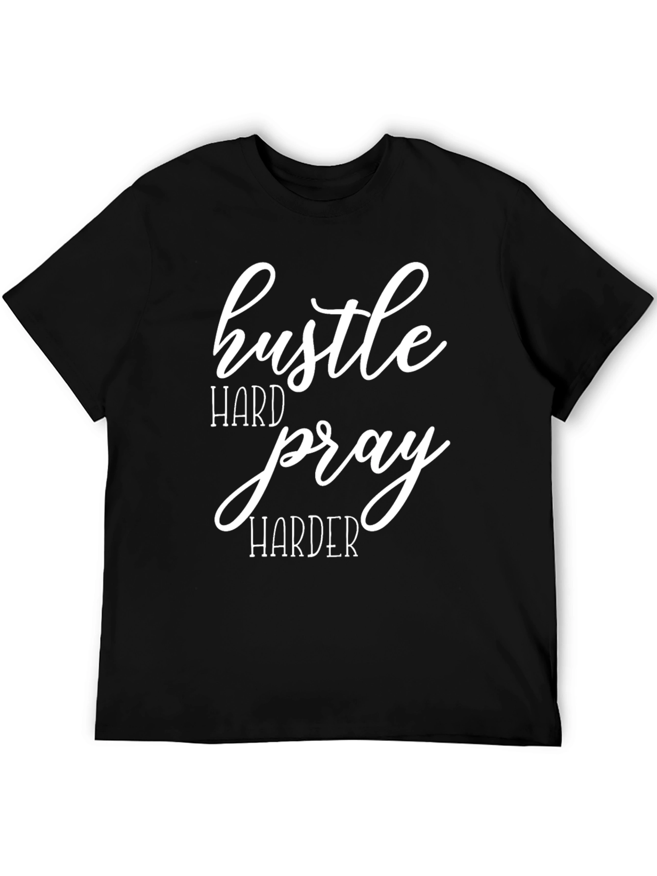 Hustle Hard Pray Harder Graphic Tee