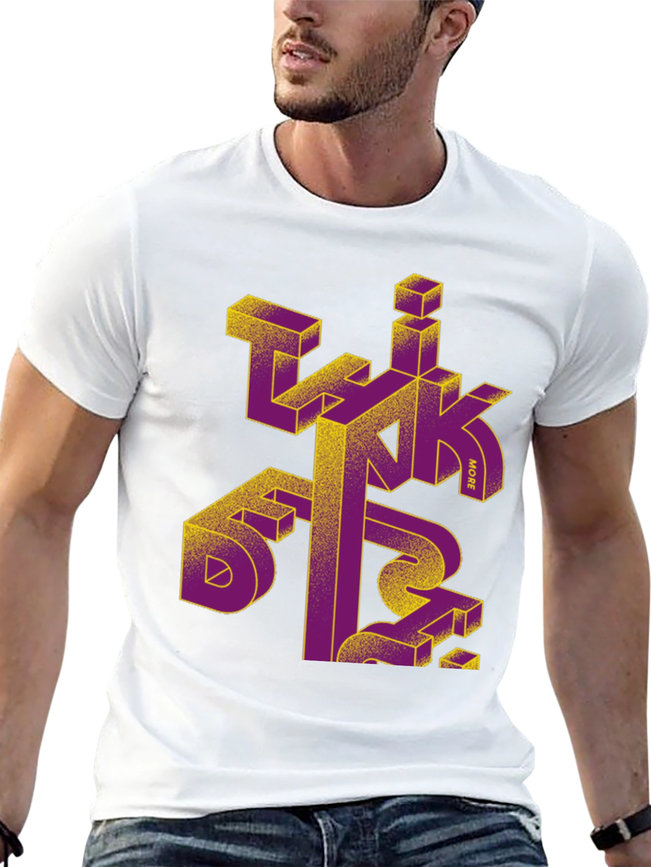Abstract Geometric Design T-Shirt
