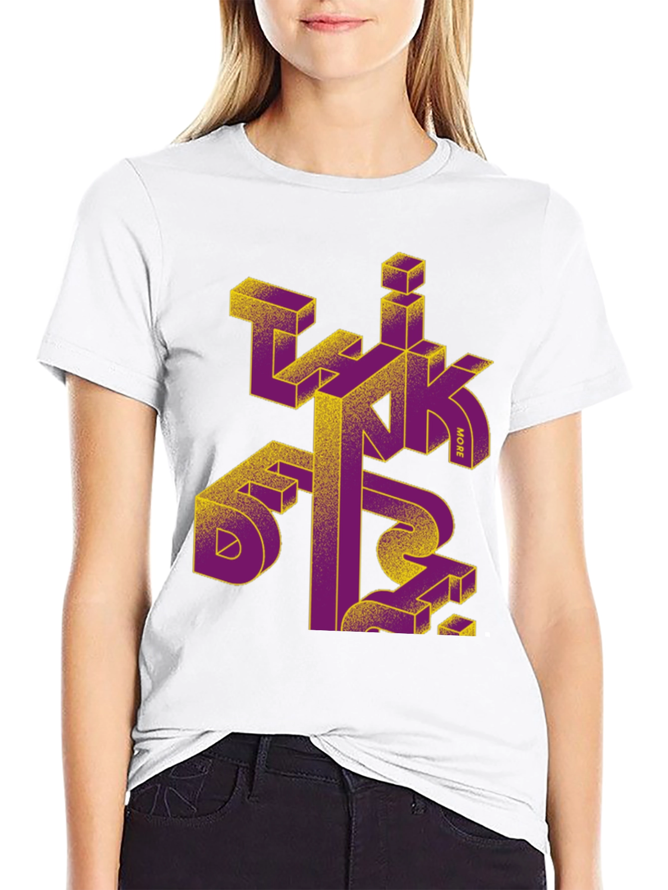 Abstract Geometric Design T-Shirt