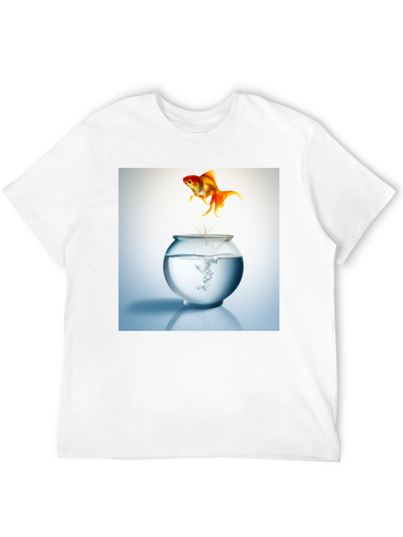 Goldfish Freedom T-Shirt - Jump into Style!