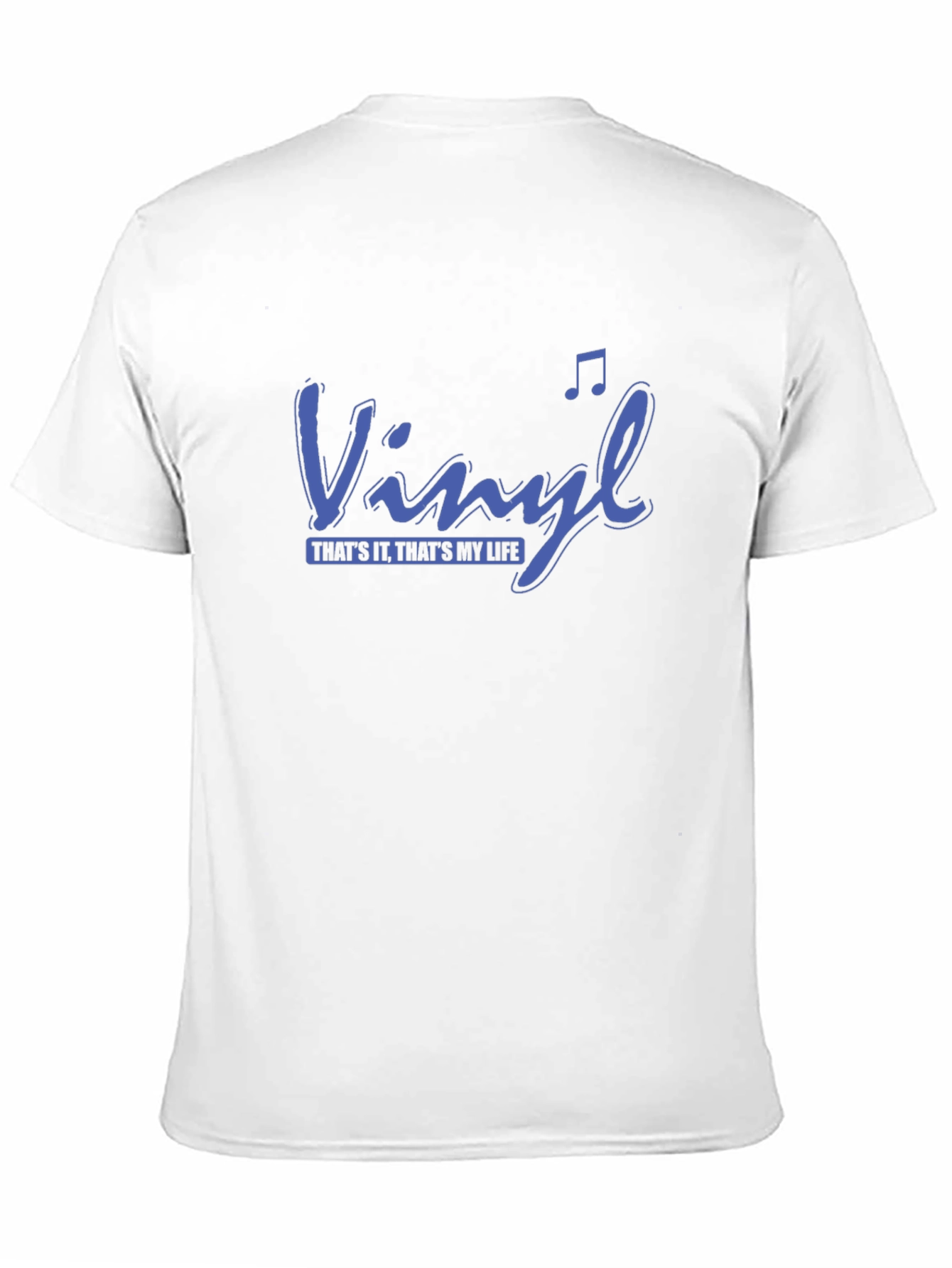 Vinyl Thats It Thats My Life Black T-Shirt