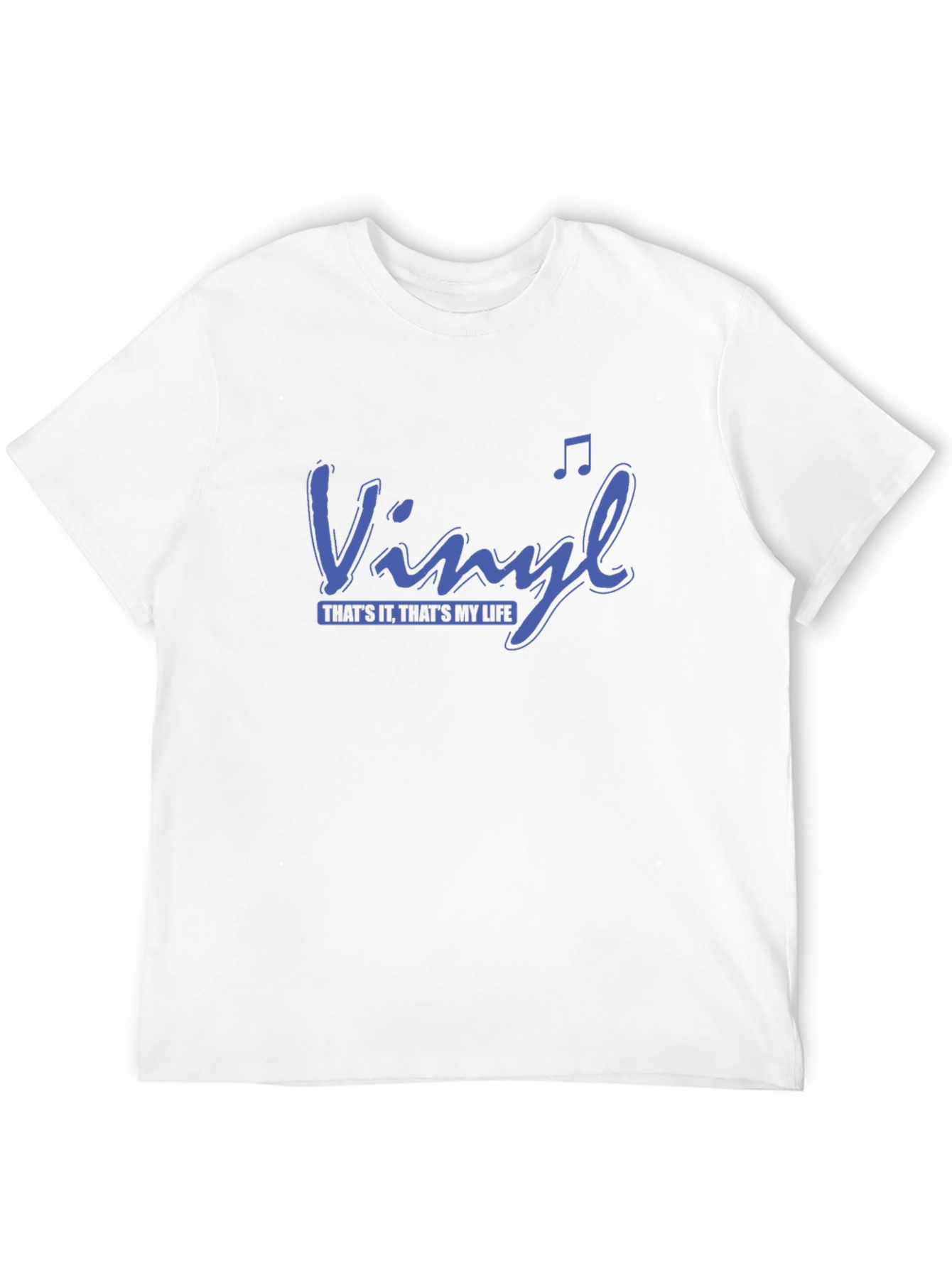 Vinyl Thats It Thats My Life Black T-Shirt