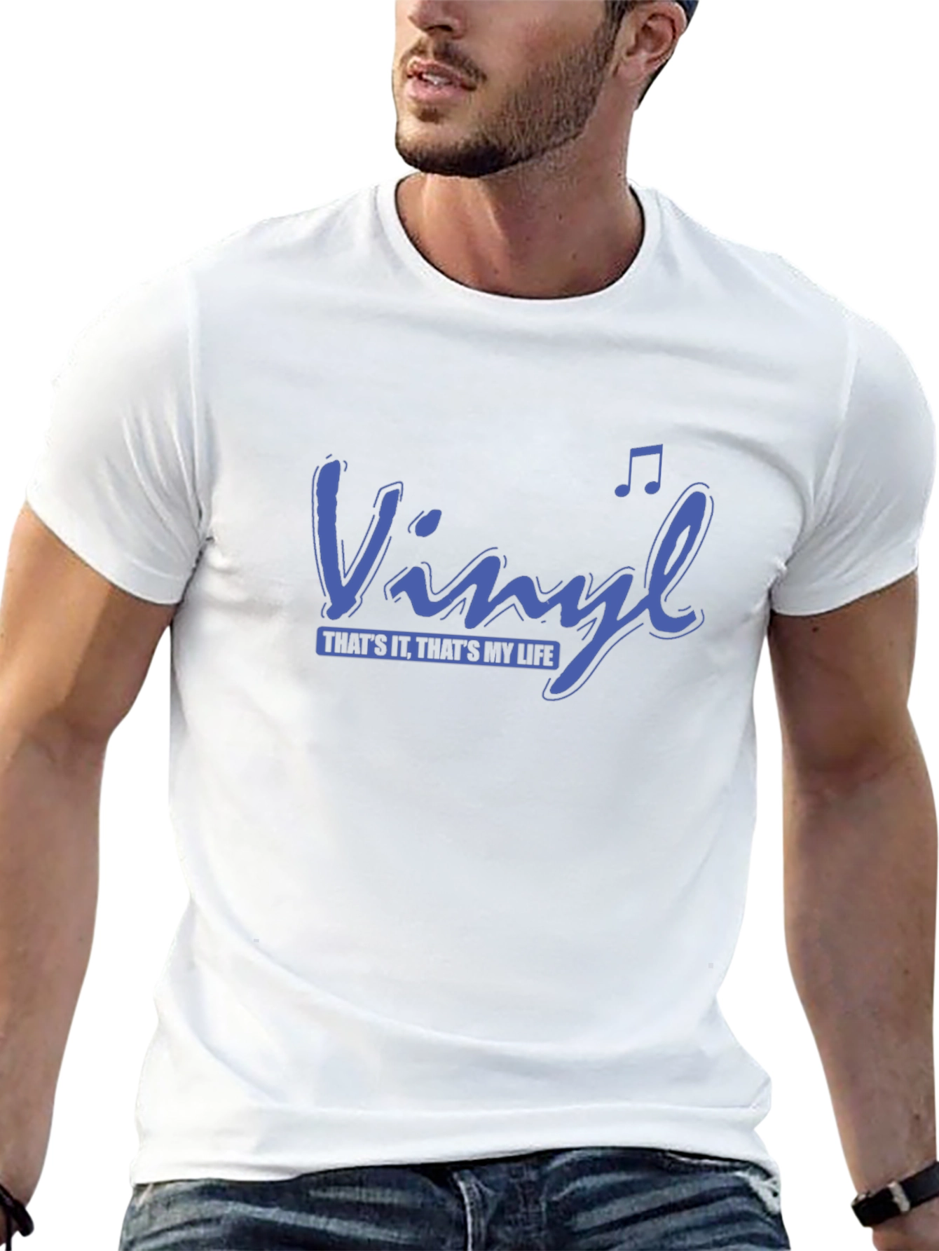 Vinyl Thats It Thats My Life Black T-Shirt