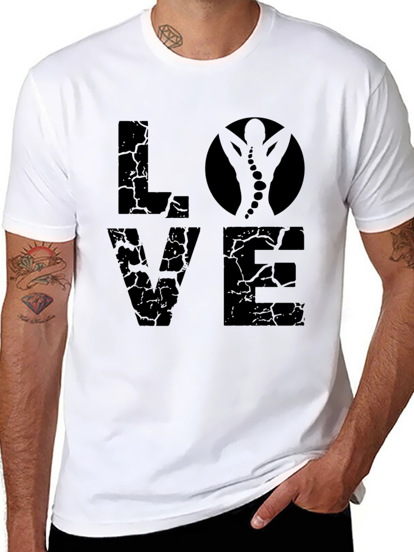 Chiropractor Love T-Shirt - Spine Care Tee