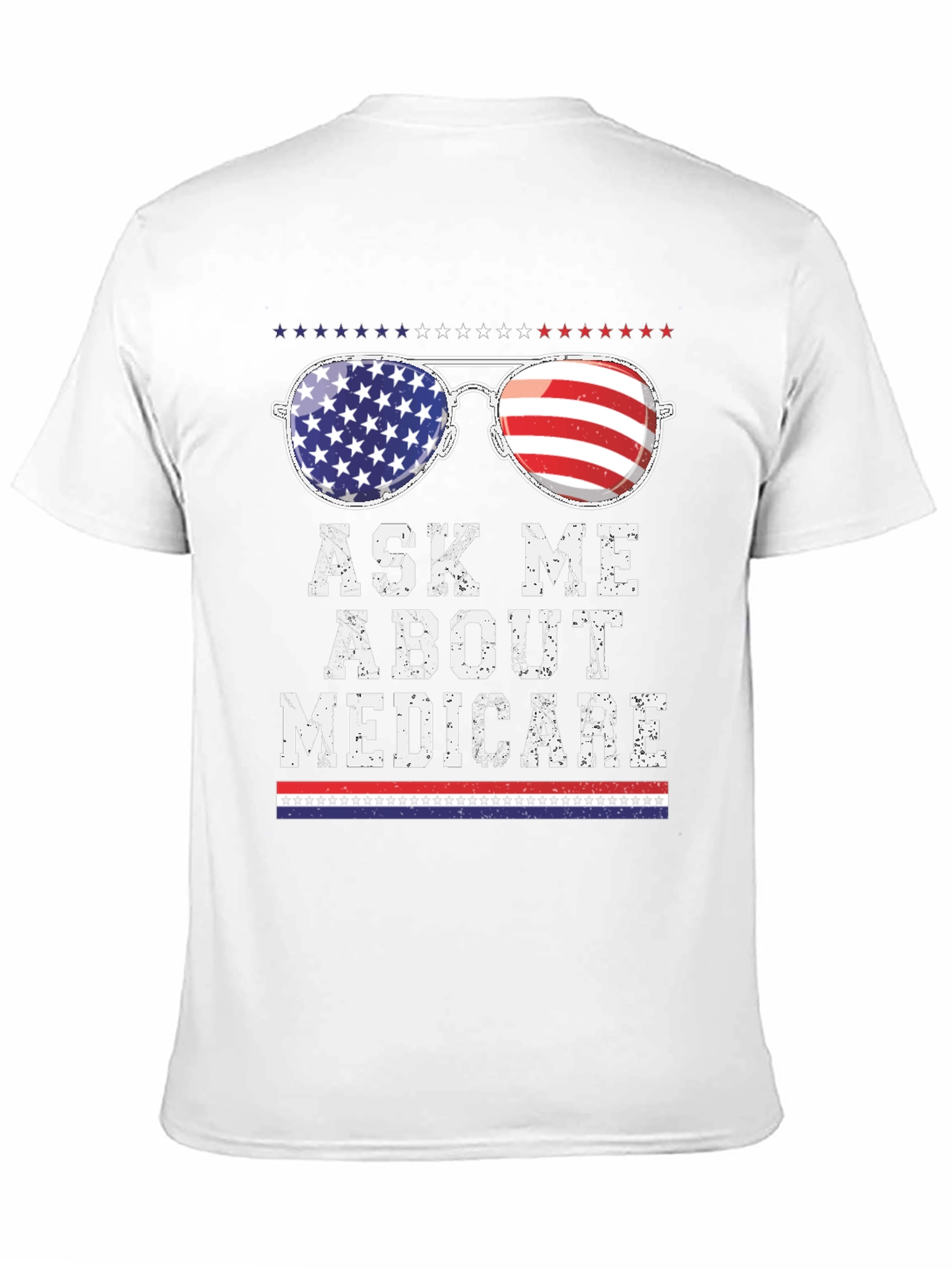 Patriotic Ask Me About Medicare T-Shirt