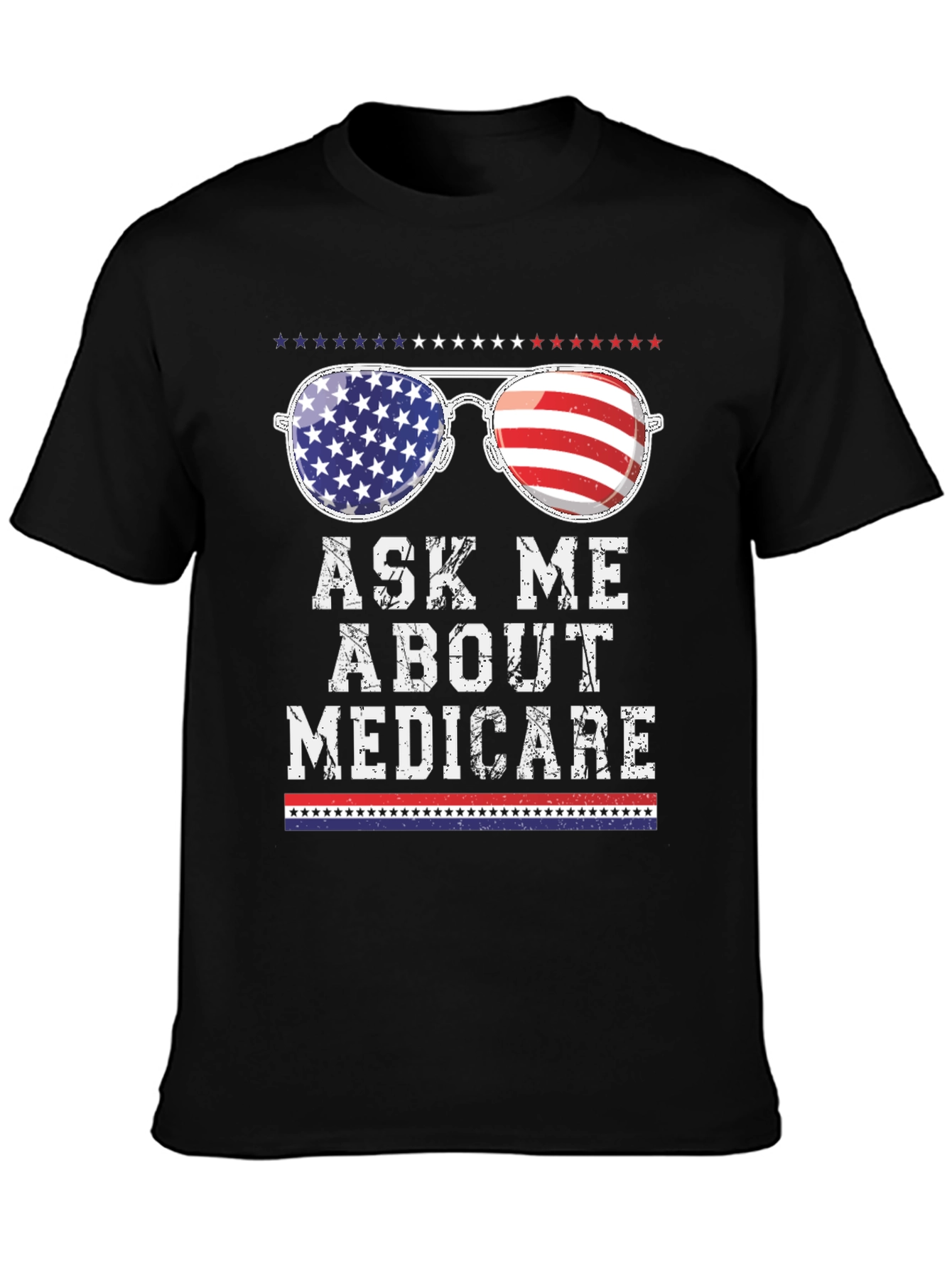 Patriotic Ask Me About Medicare T-Shirt