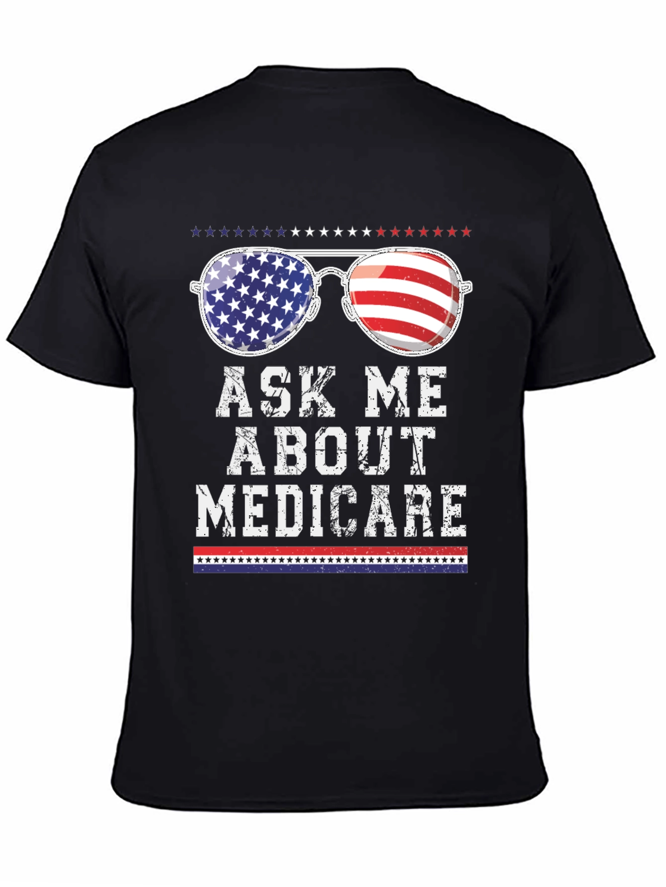 Patriotic Ask Me About Medicare T-Shirt
