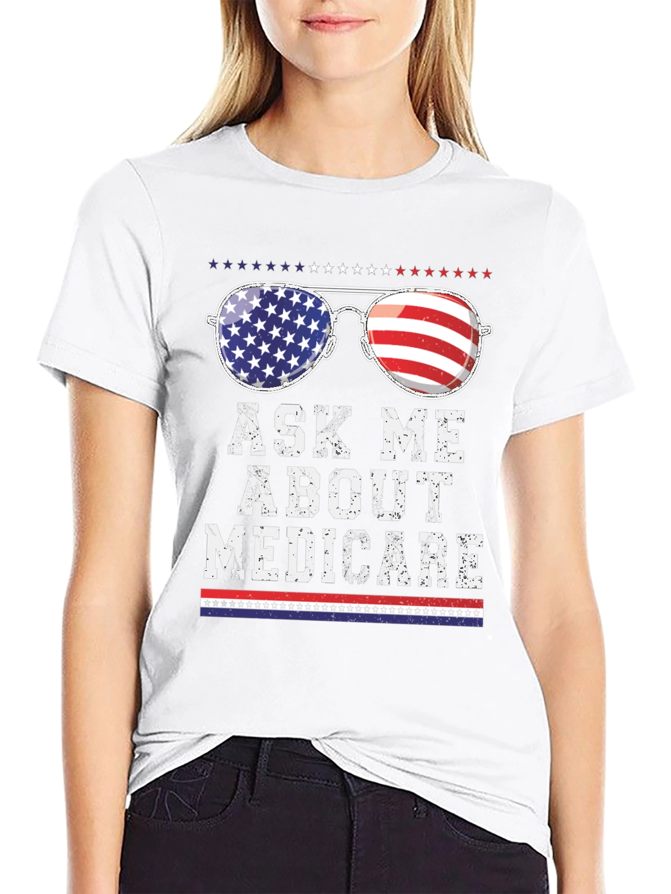 Patriotic Ask Me About Medicare T-Shirt