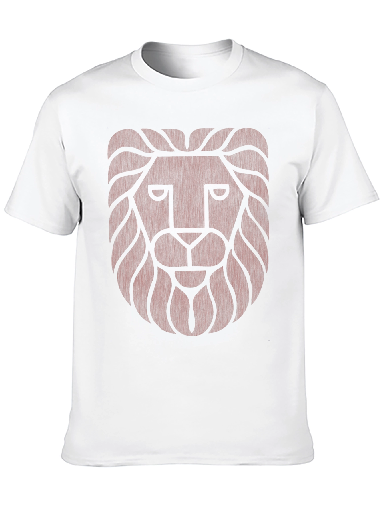 Lion Graphic Tee - Black Crew Neck T-Shirt