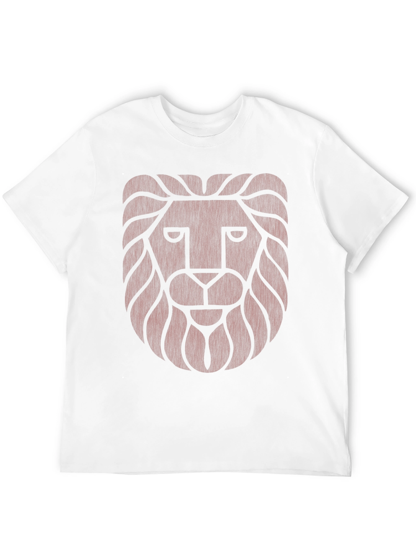 Lion Graphic Tee - Black Crew Neck T-Shirt