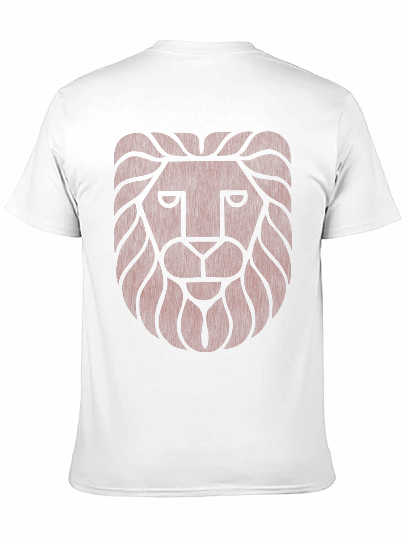Lion Graphic Tee - Black Crew Neck T-Shirt